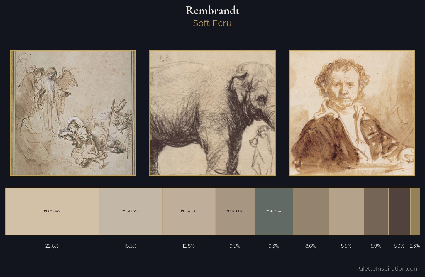Rembrandt Palette 1 — Soft Ecru