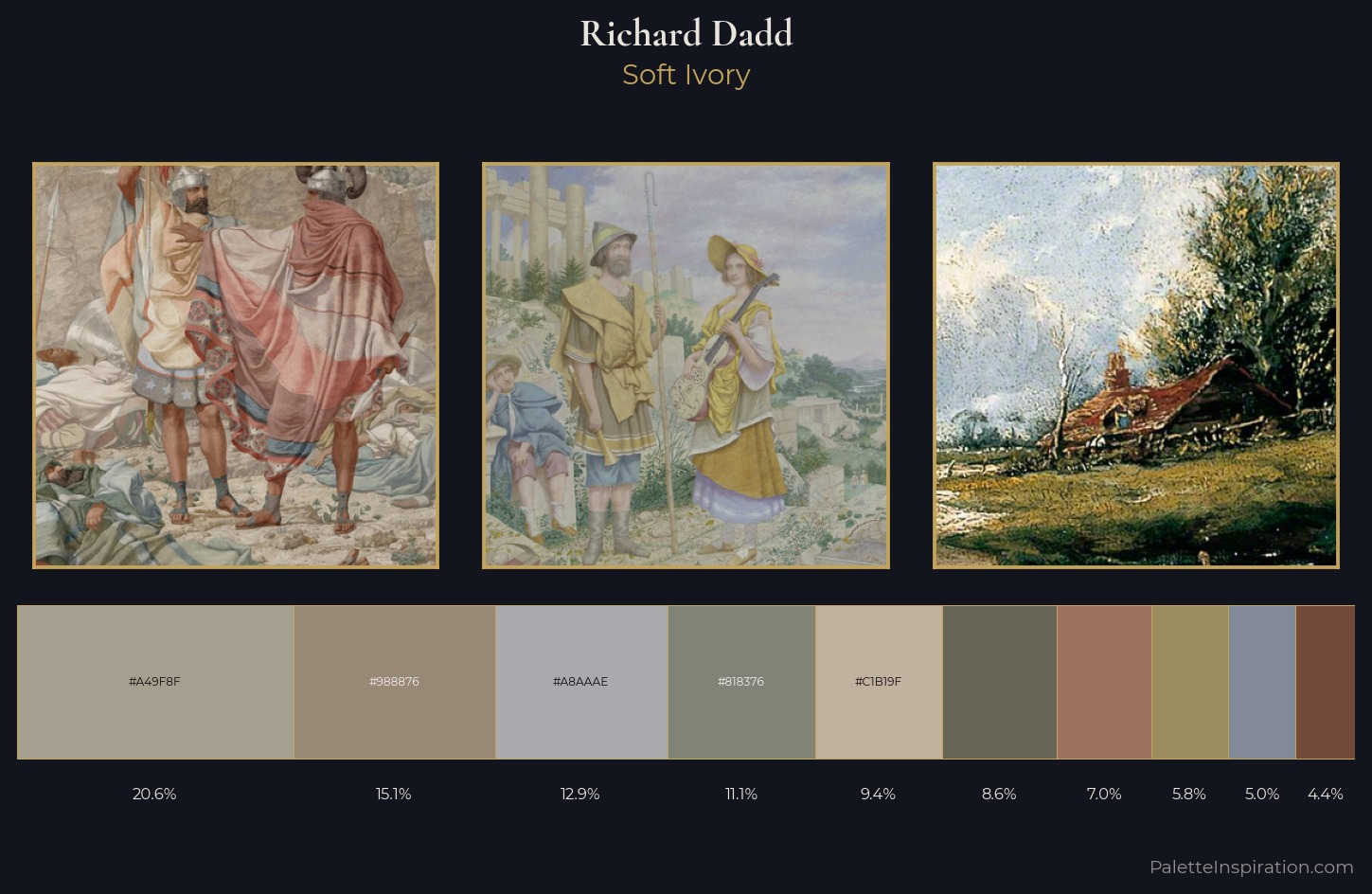 Richard Dadd Palette 1 — Soft Ivory