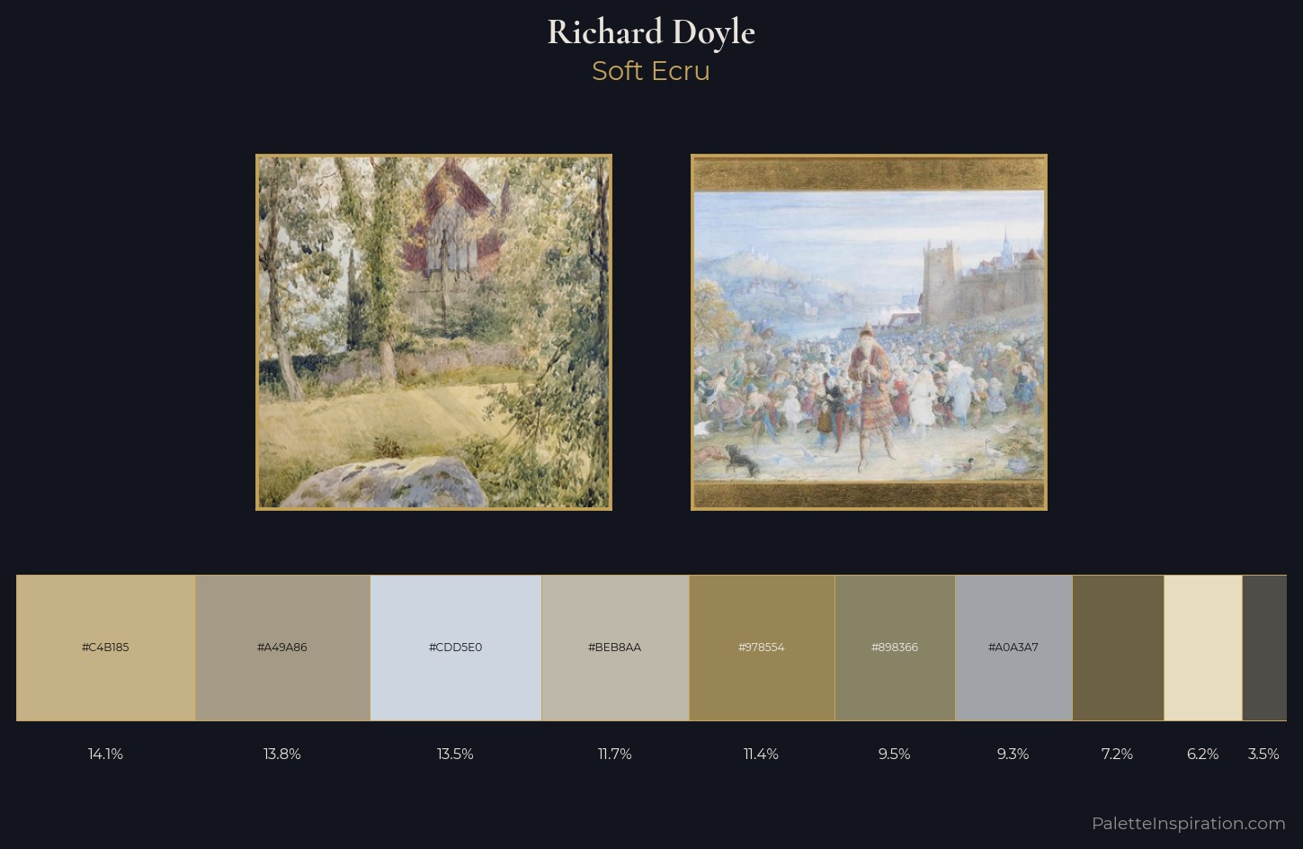 Richard Doyle Palette 2 — Soft Ecru