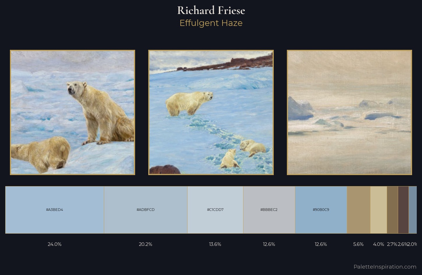 Richard Friese Palette 1 — Effulgent Haze