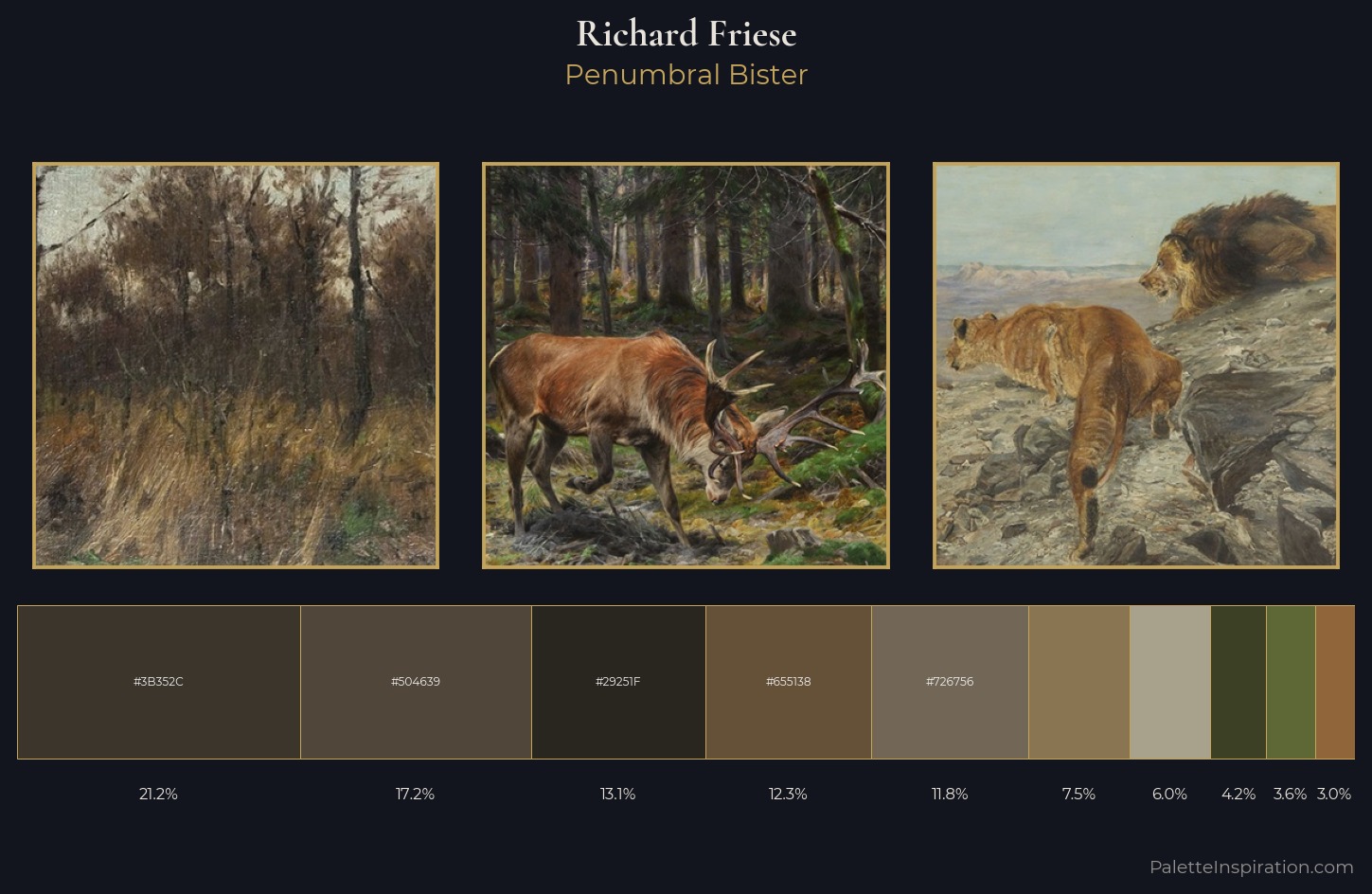 Richard Friese Palette 6 — Penumbral Bister