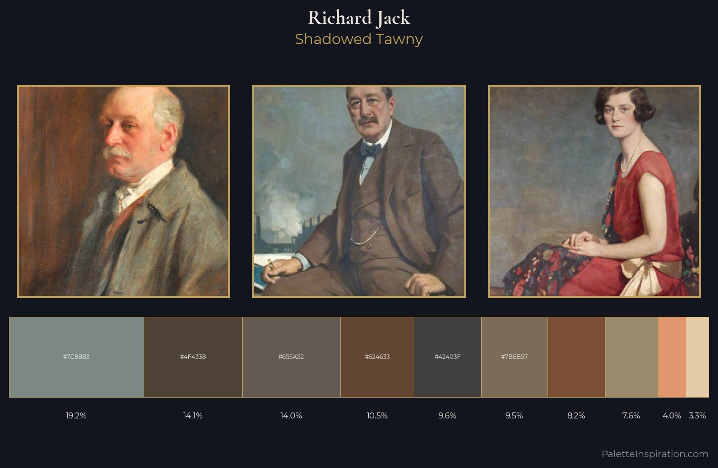 Richard Jack Palette 2 — Shadowed Tawny