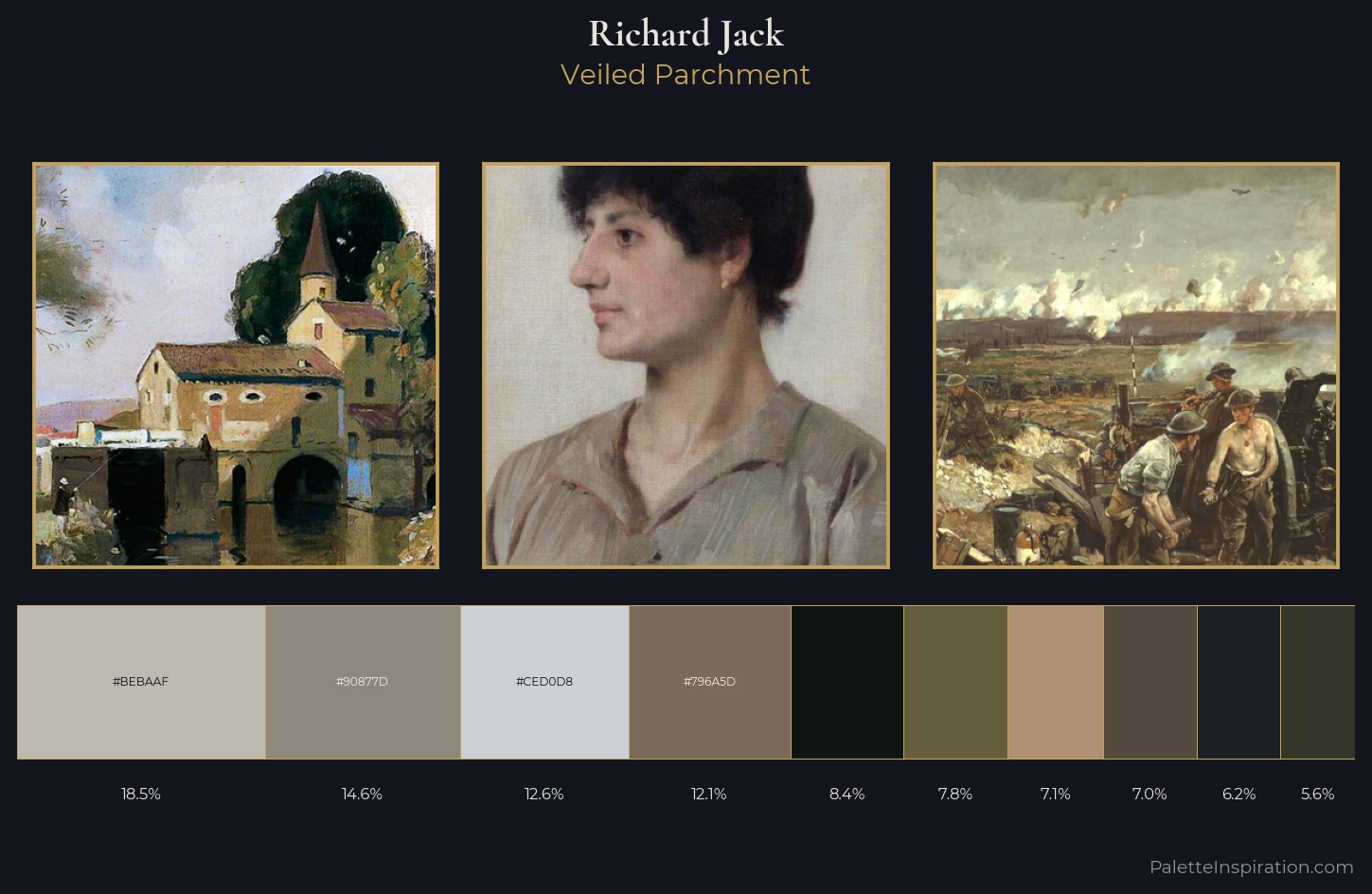 Richard Jack Palette 4 — Veiled Parchment