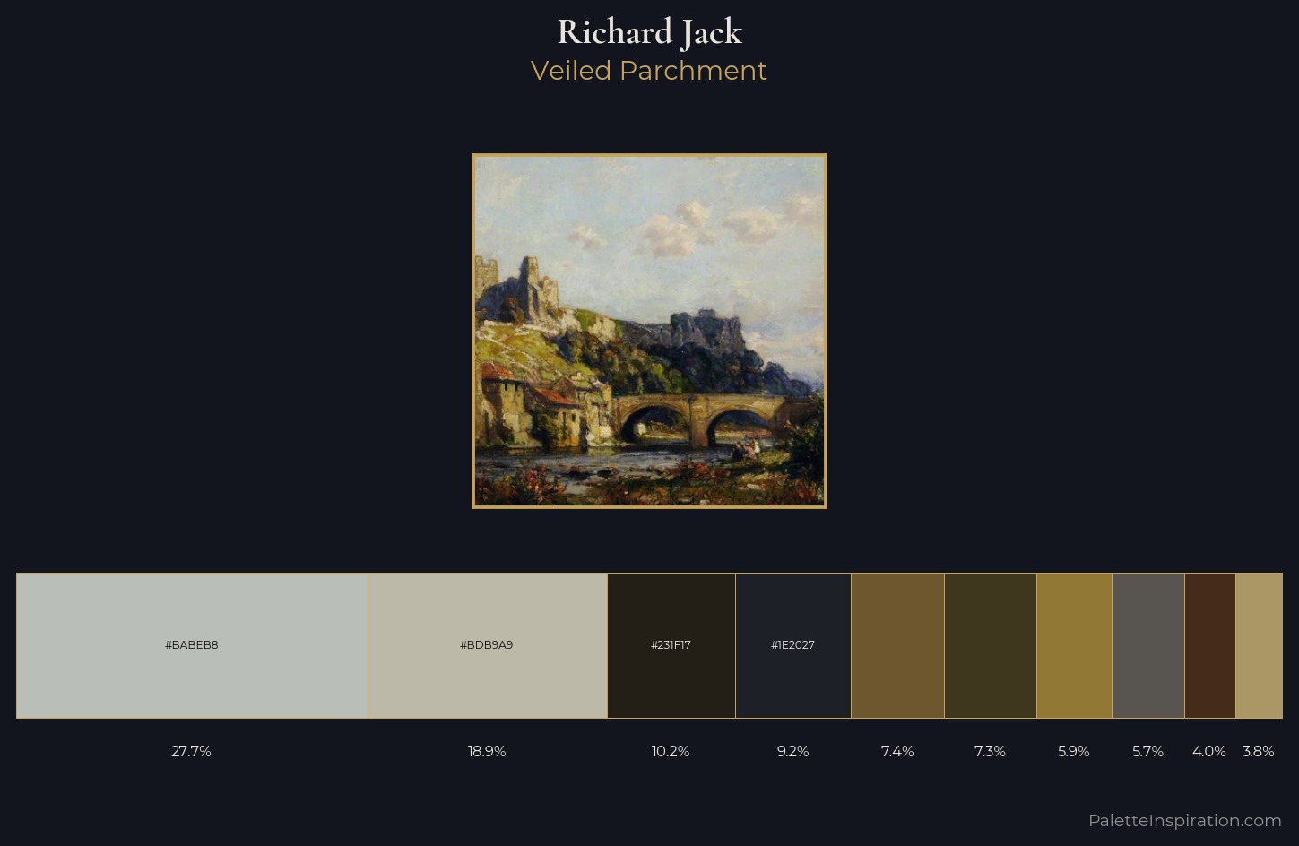 Richard Jack Palette 5 — Veiled Parchment