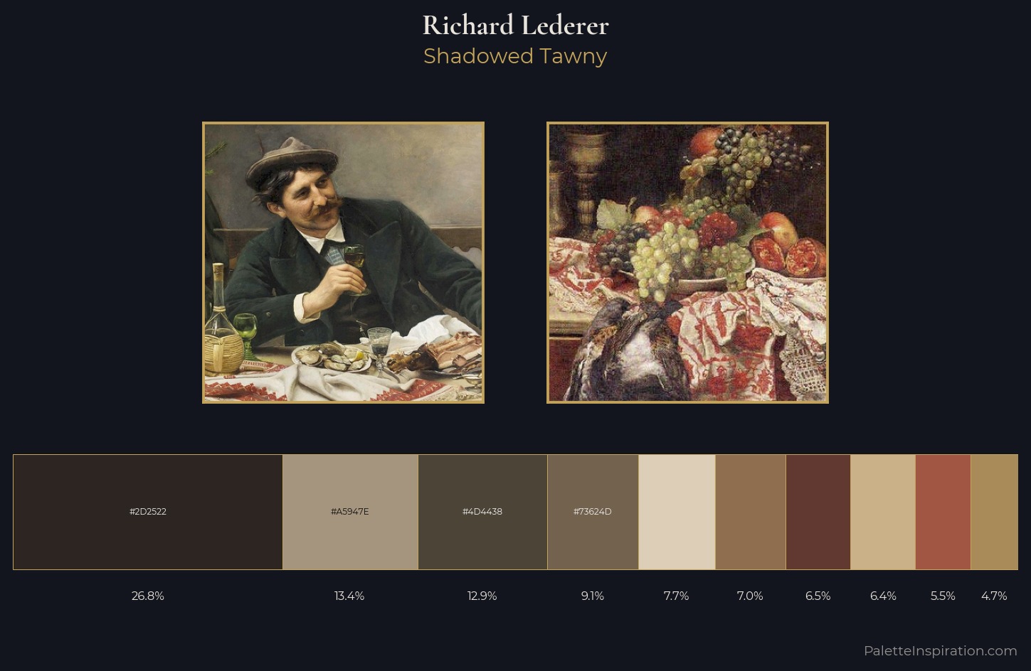 Richard Lederer Palette 1 — Shadowed Tawny