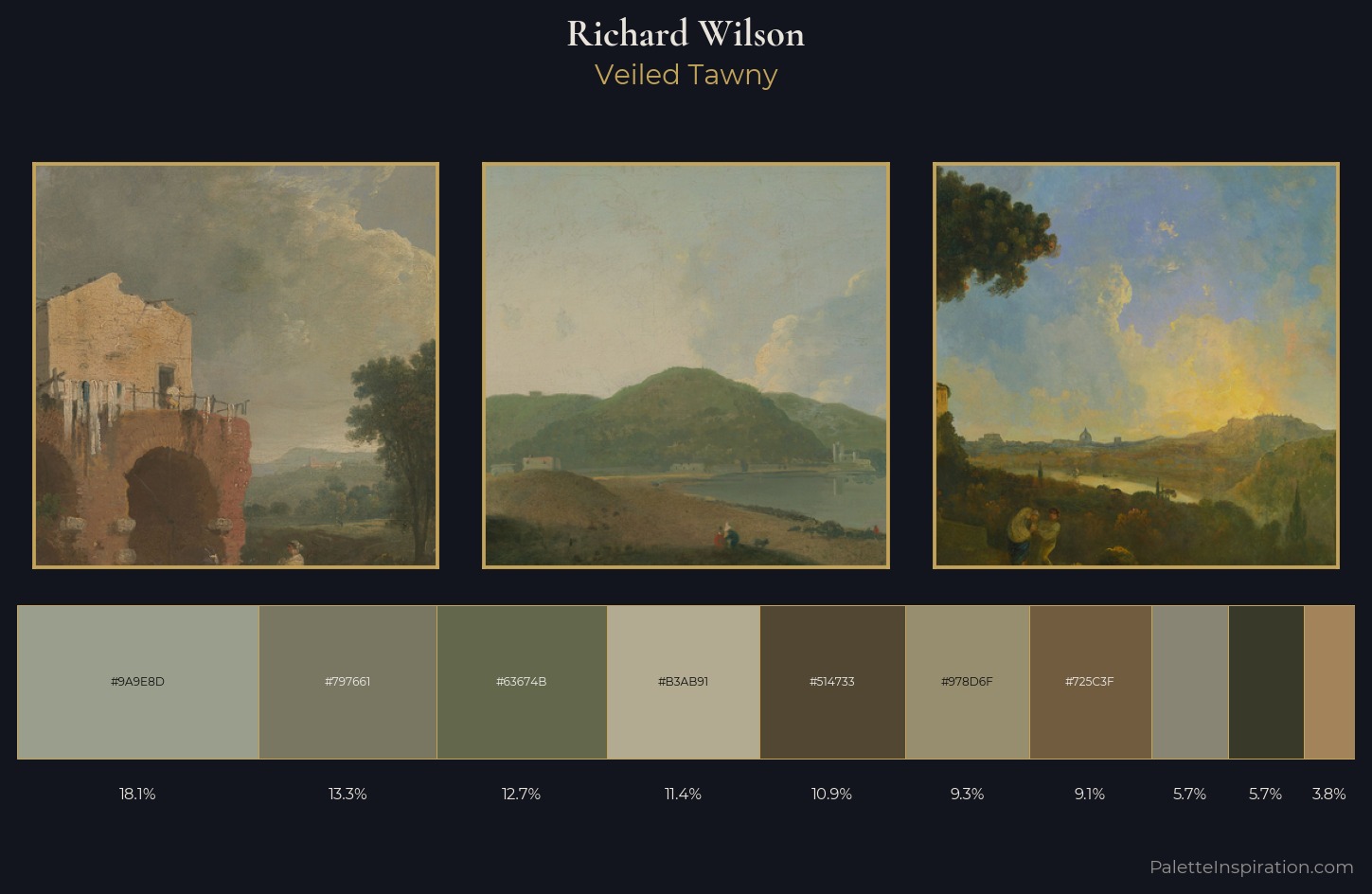 Richard Wilson Palette 3 — Veiled Tawny