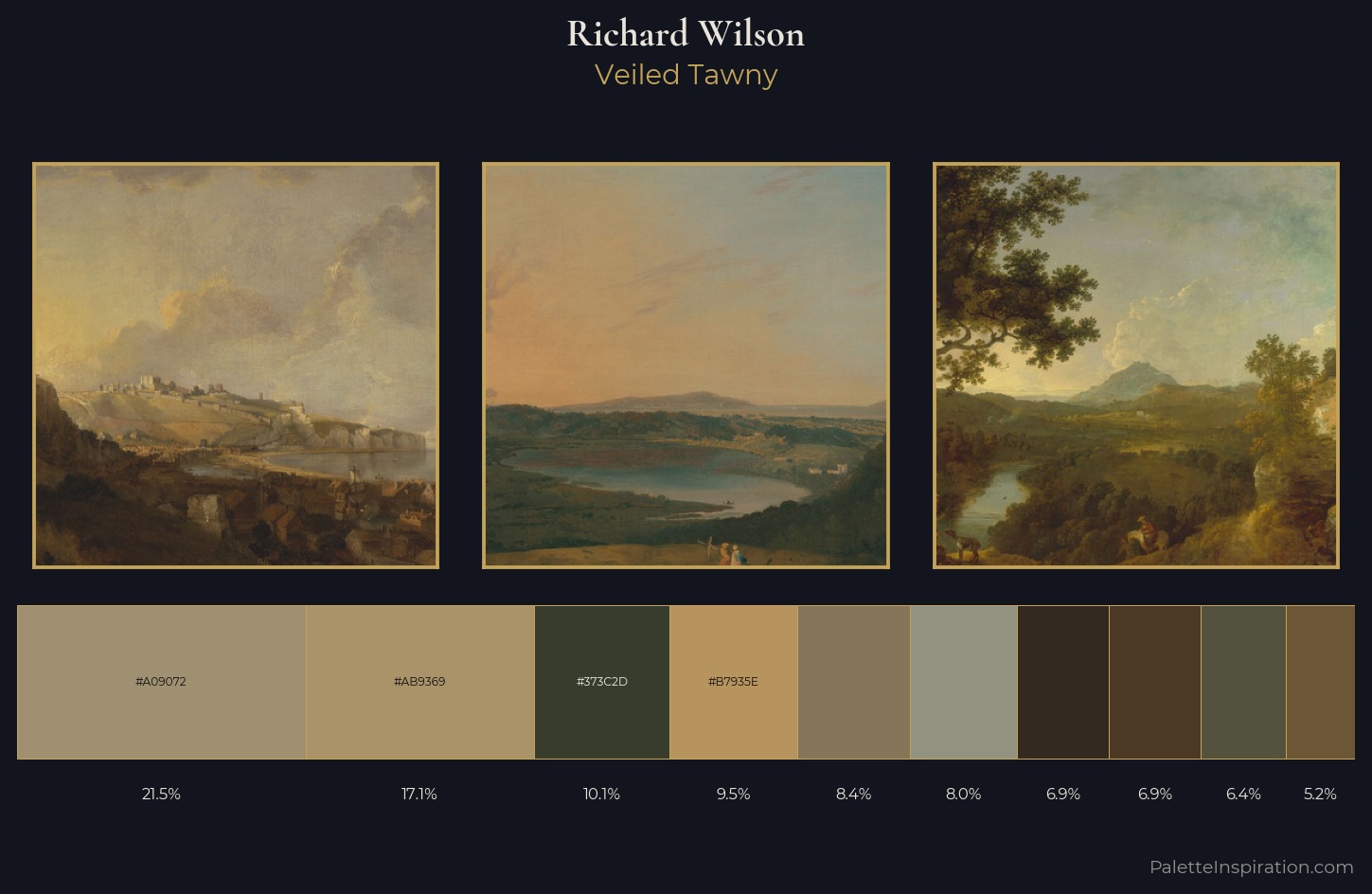 Richard Wilson Palette 6 — Veiled Tawny