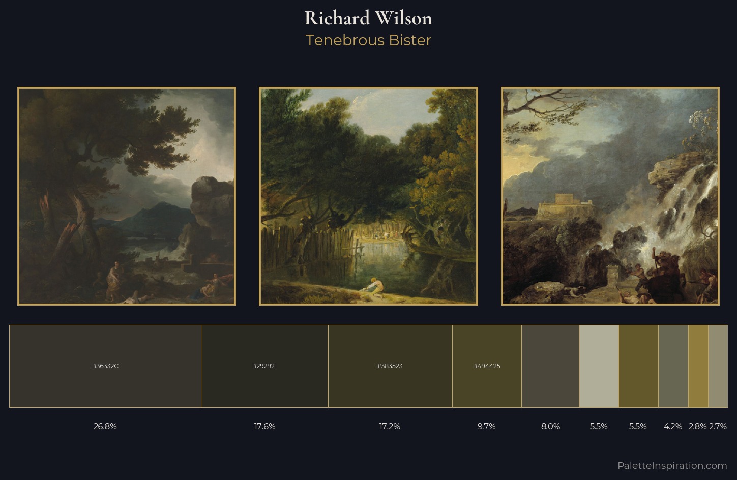 Richard Wilson Palette 7 — Tenebrous Bister