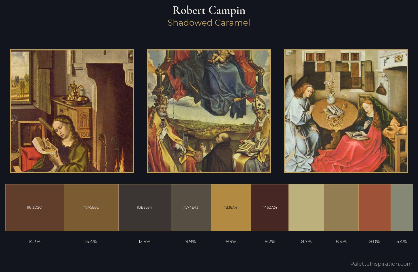 Robert Campin Palette 7 — Shadowed Caramel