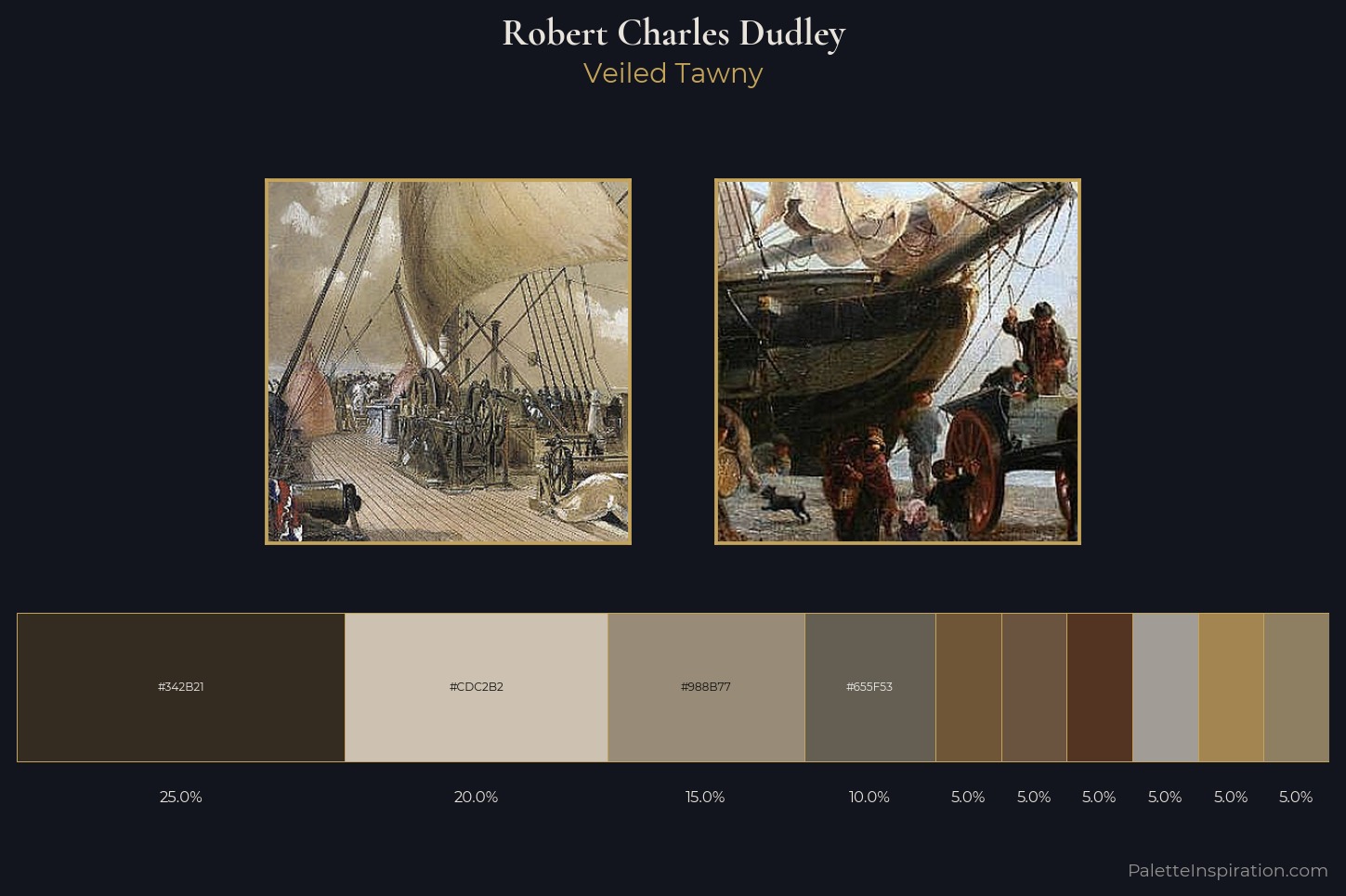 Robert Charles Dudley Master Palette — Veiled Tawny
