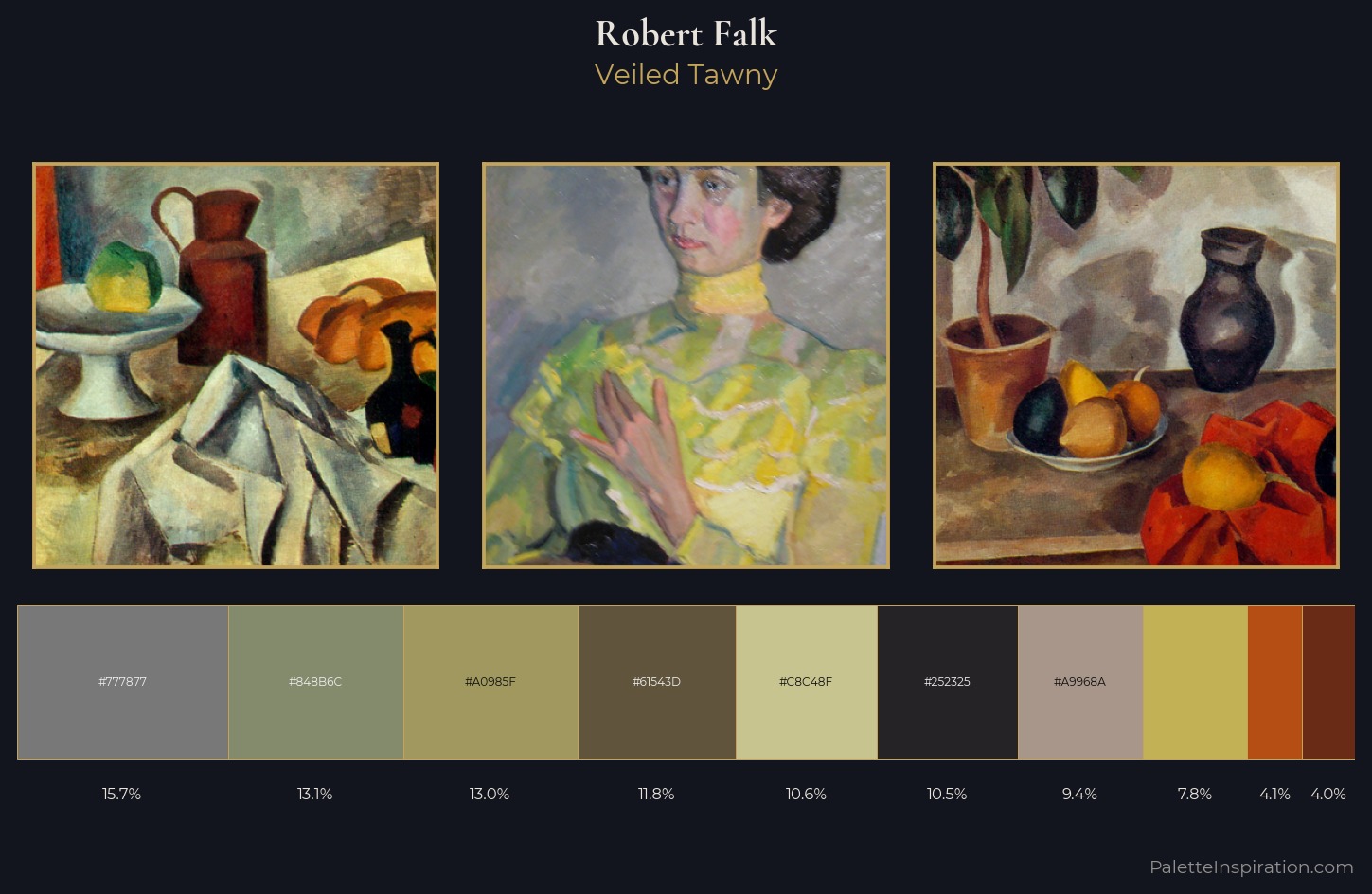 Robert Falk Palette 4 — Veiled Tawny
