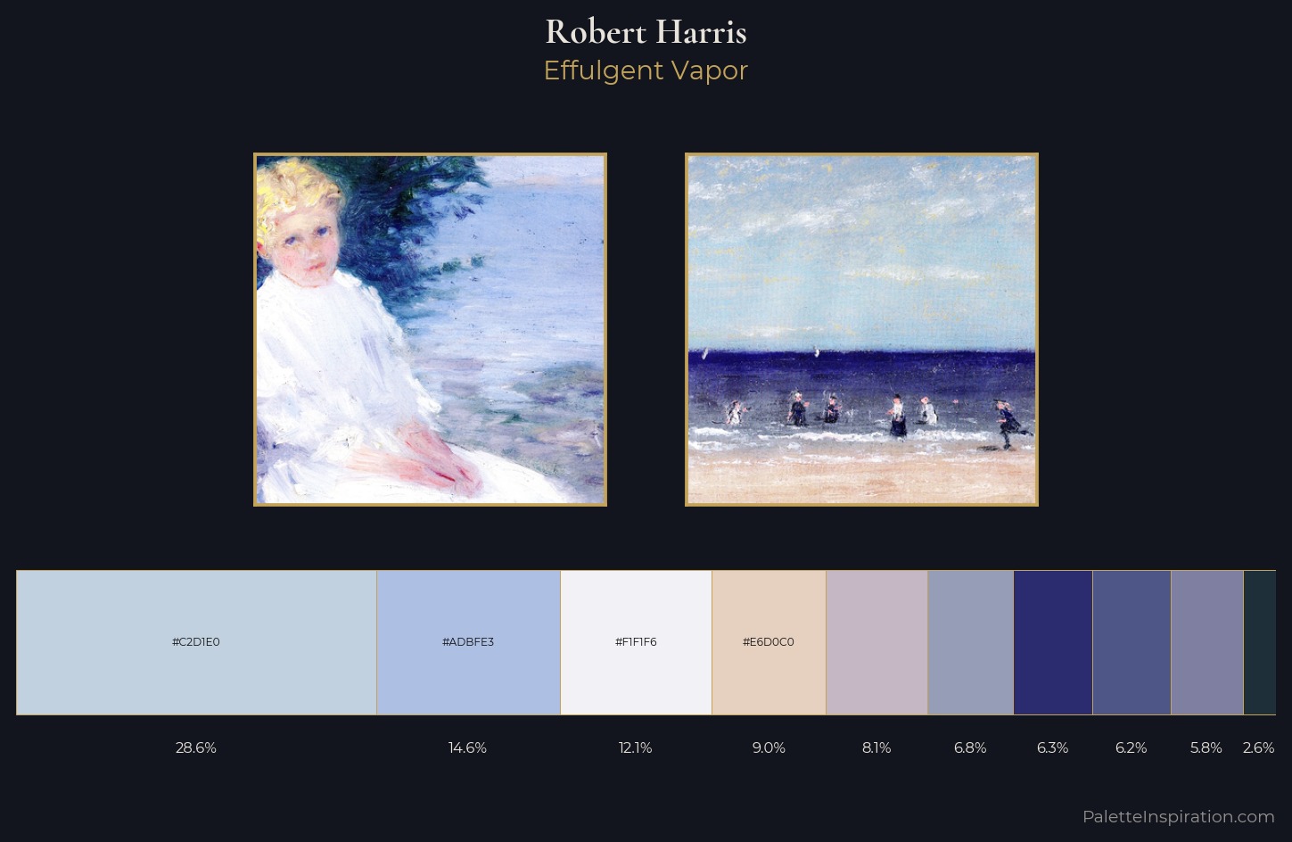 Robert Harris Palette 1 — Effulgent Vapor