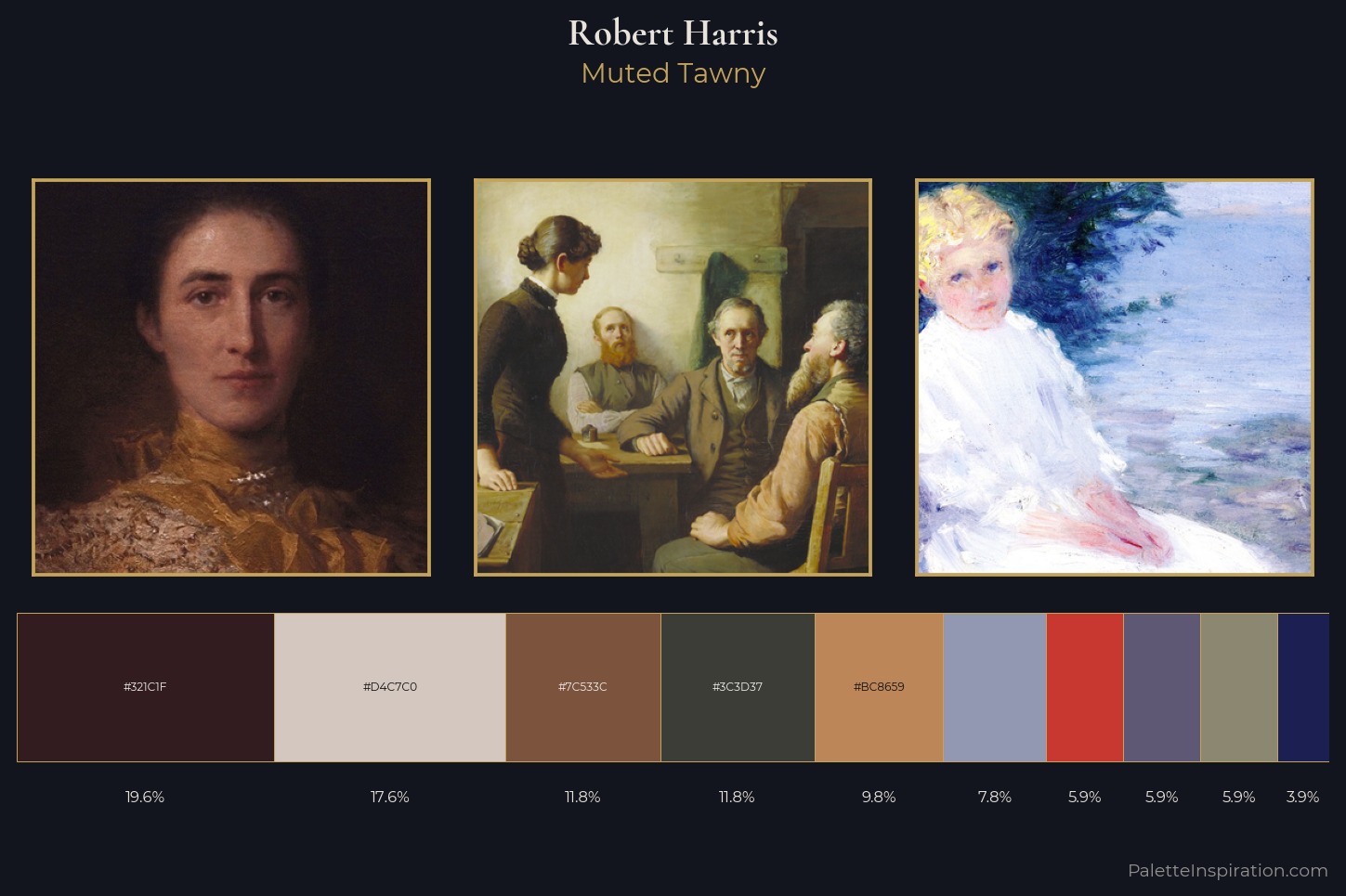 Robert Harris Master Palette — Muted Tawny