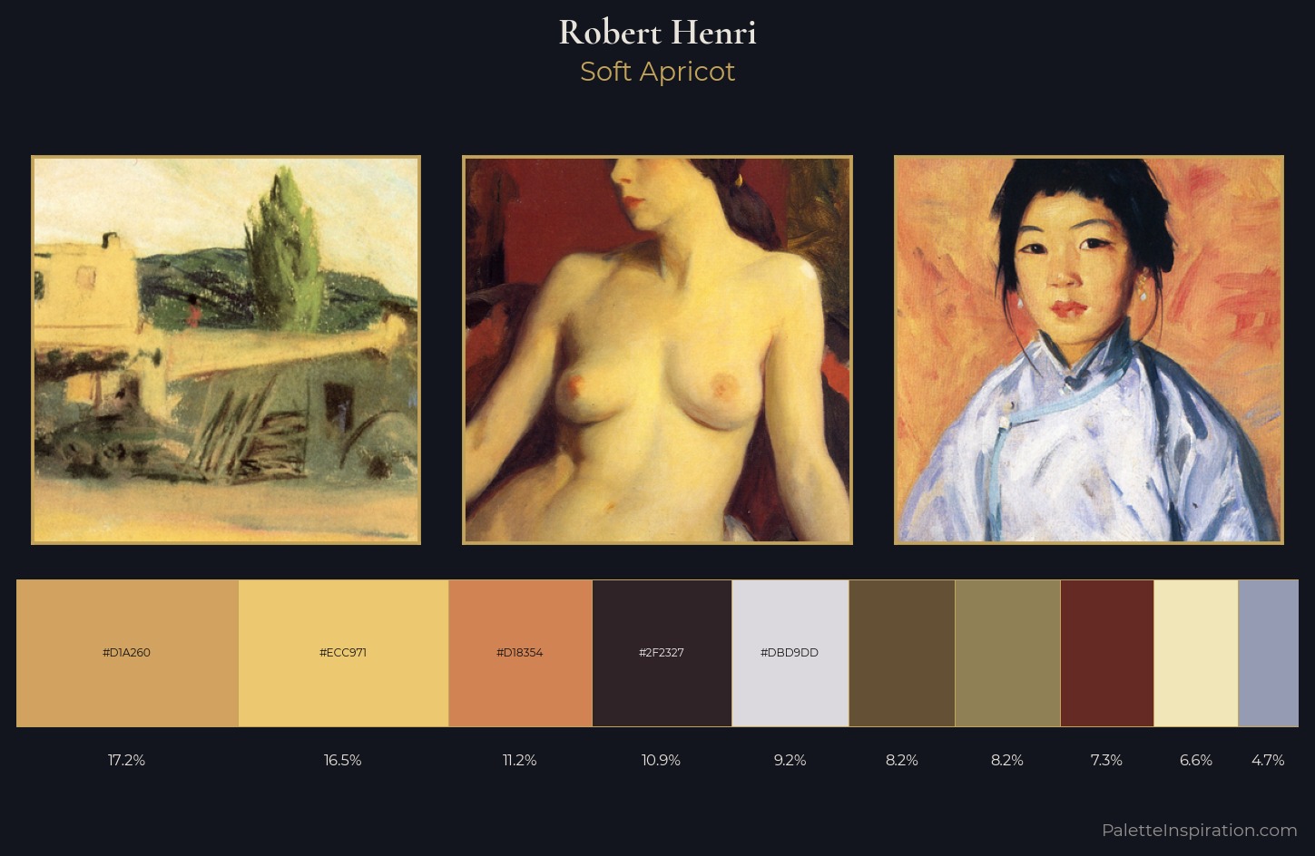 Robert Henri Palette 2 — Soft Apricot