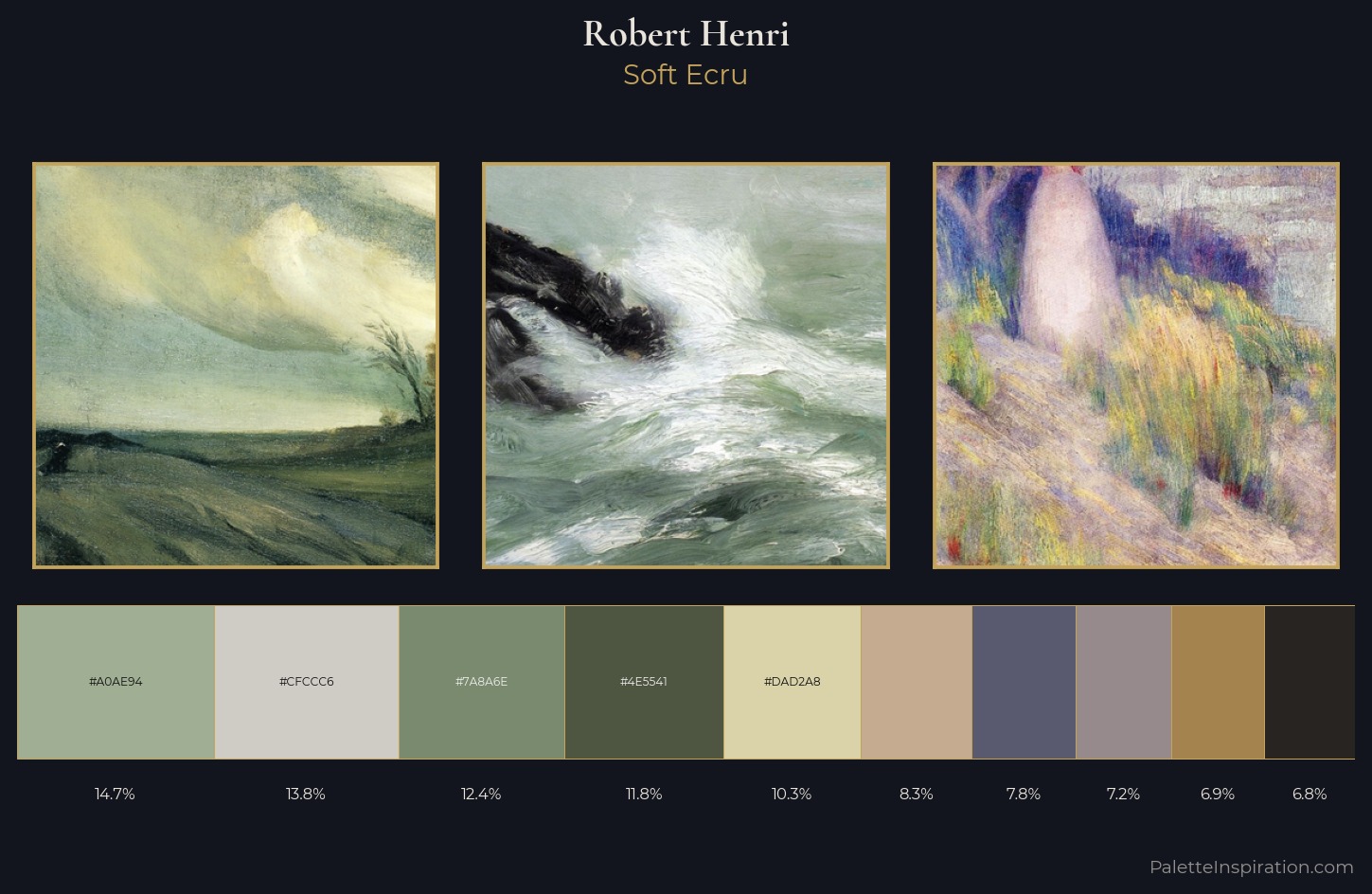 Robert Henri Palette 3 — Soft Ecru