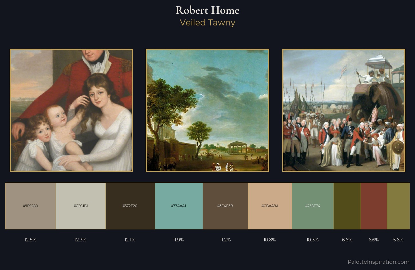 Robert Home Palette 1 — Veiled Tawny