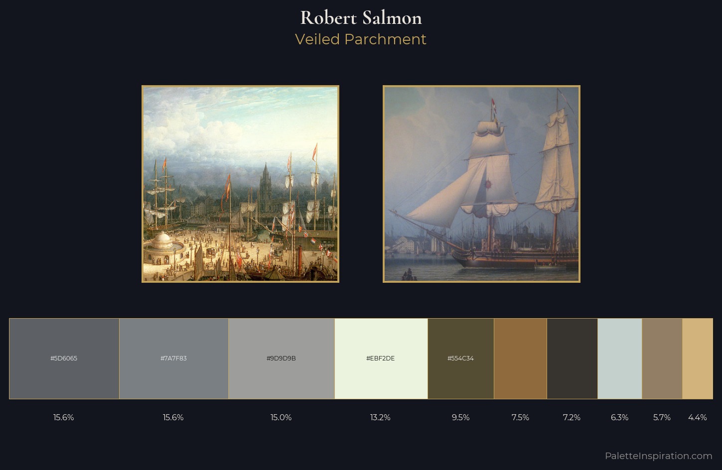 Robert Salmon Palette 2 — Veiled Parchment