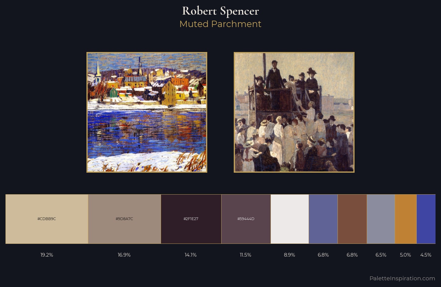 Robert Spencer Palette 3 — Muted Parchment
