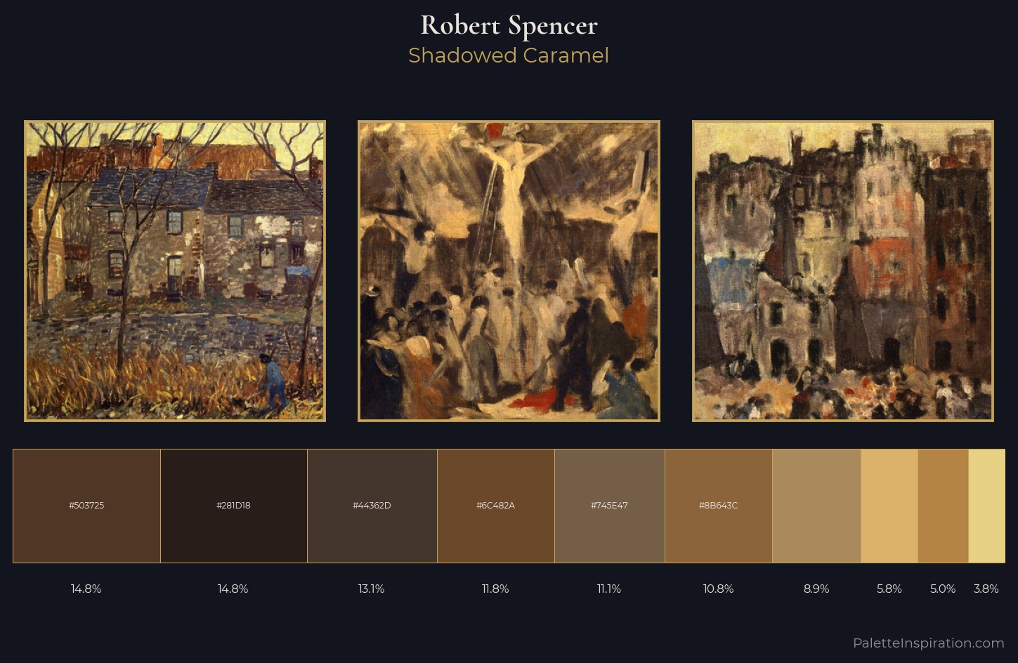 Robert Spencer Palette 7 — Shadowed Caramel