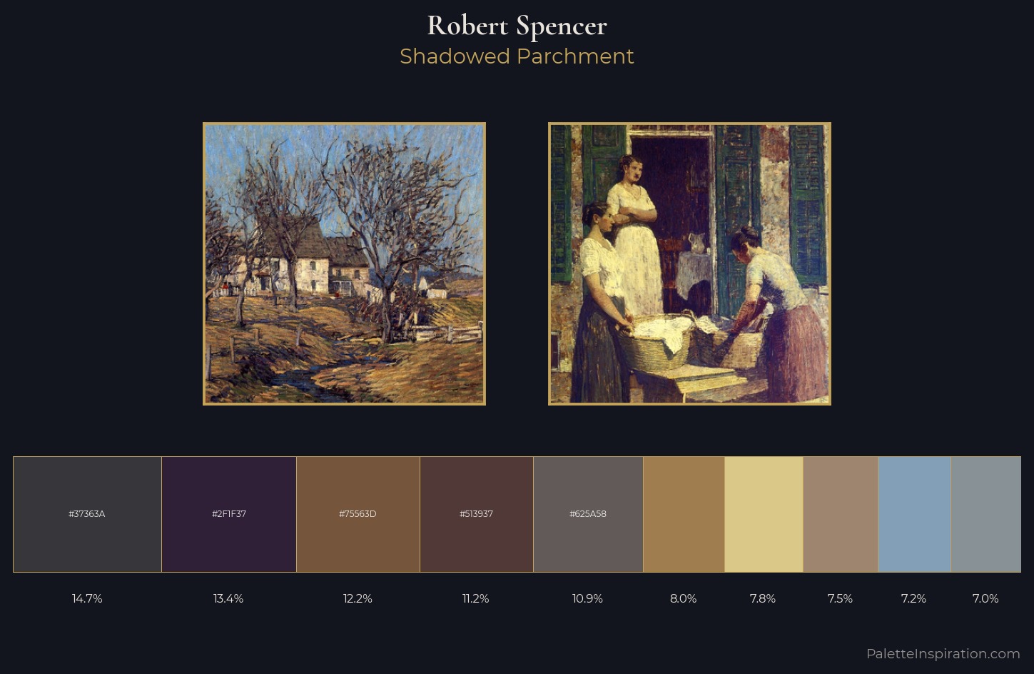Robert Spencer Palette 8 — Shadowed Parchment