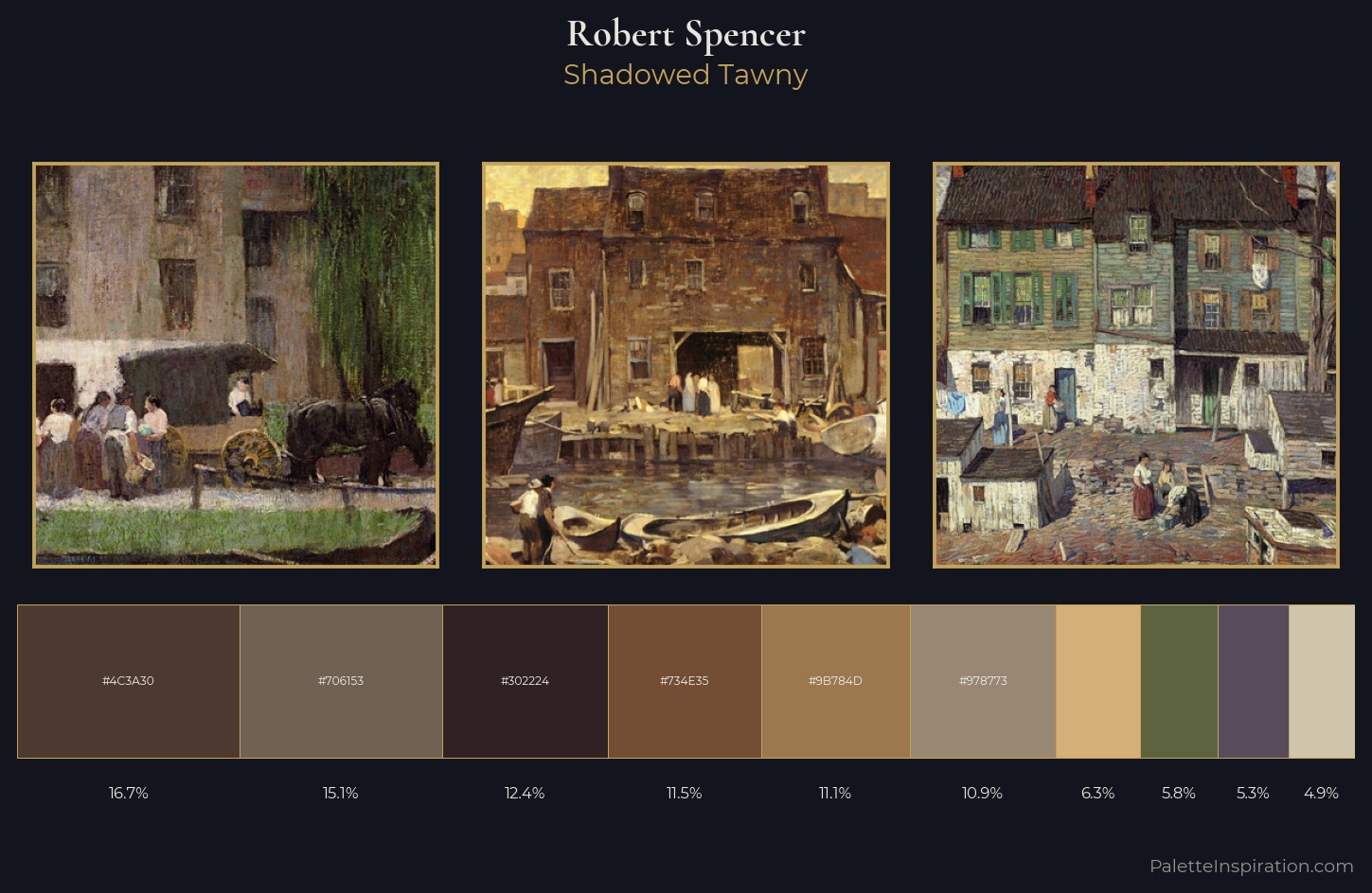 Robert Spencer Palette 9 — Shadowed Tawny