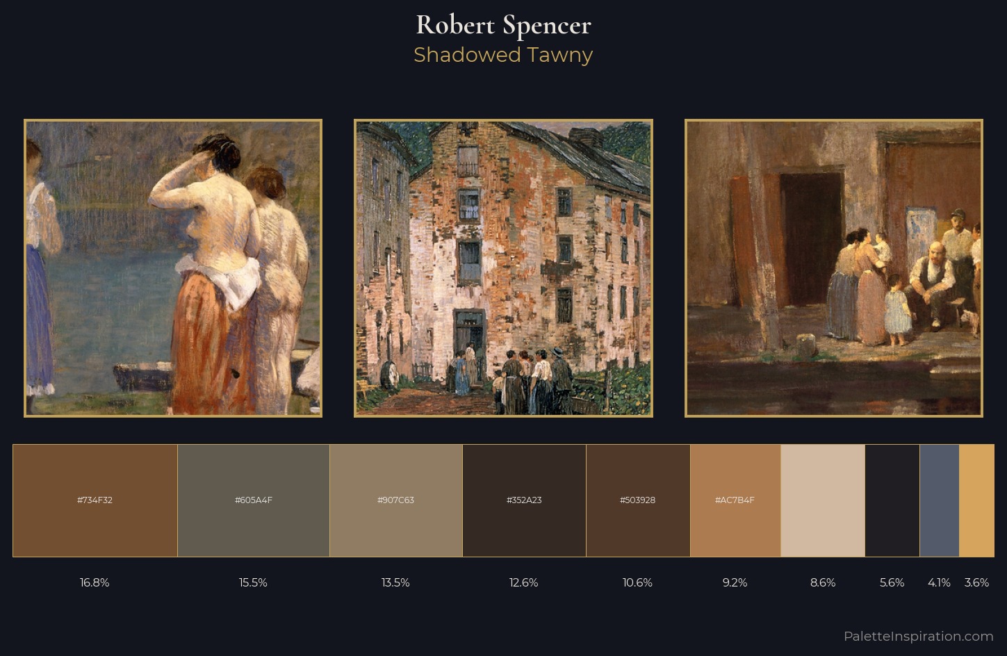 Robert Spencer Palette 11 — Shadowed Tawny