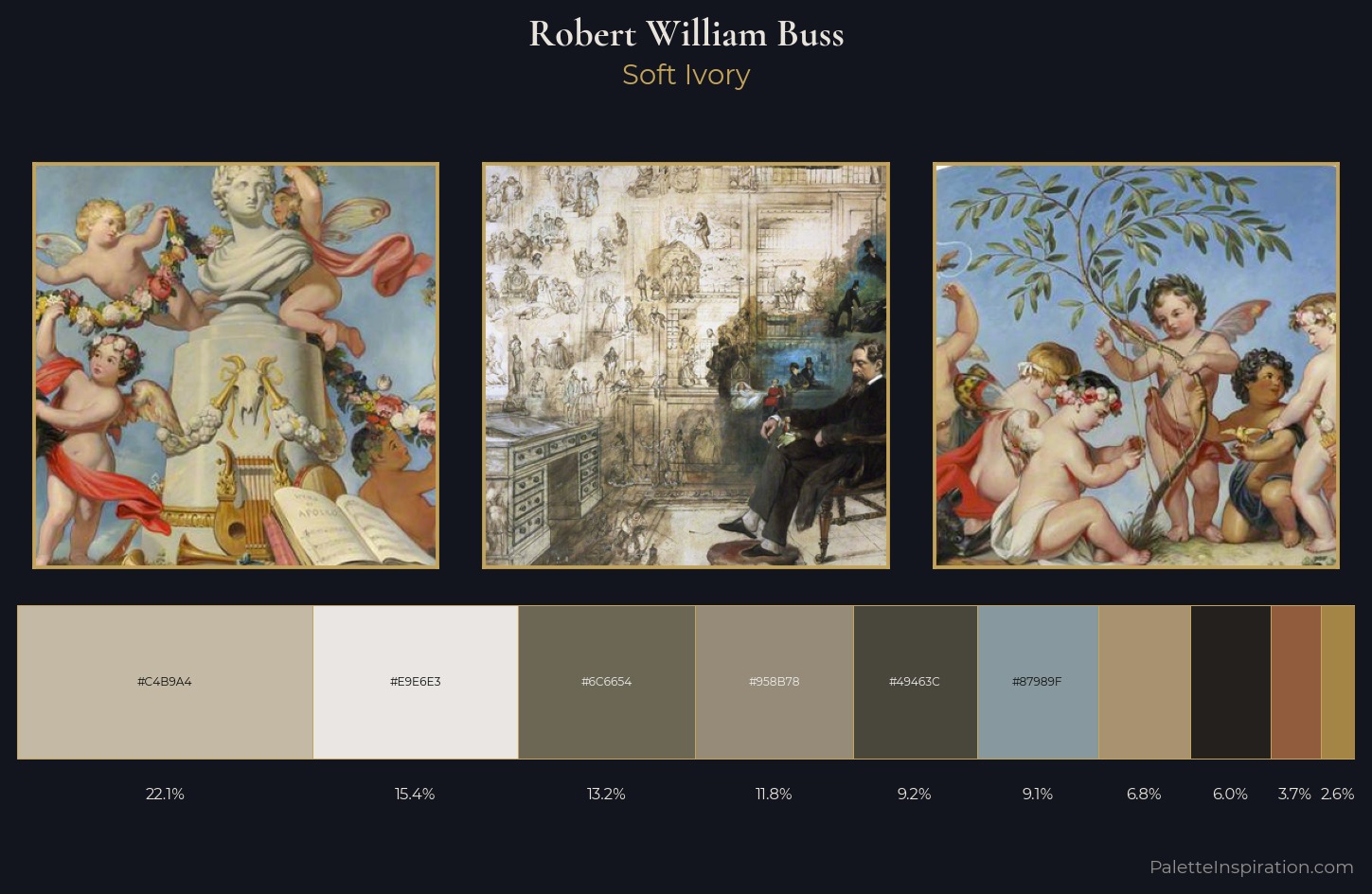 Robert William Buss Palette 1 — Soft Ivory