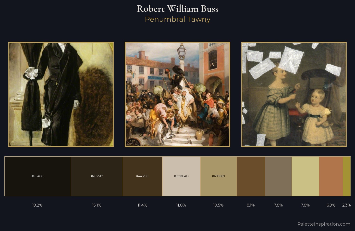 Robert William Buss Palette 3 — Penumbral Tawny