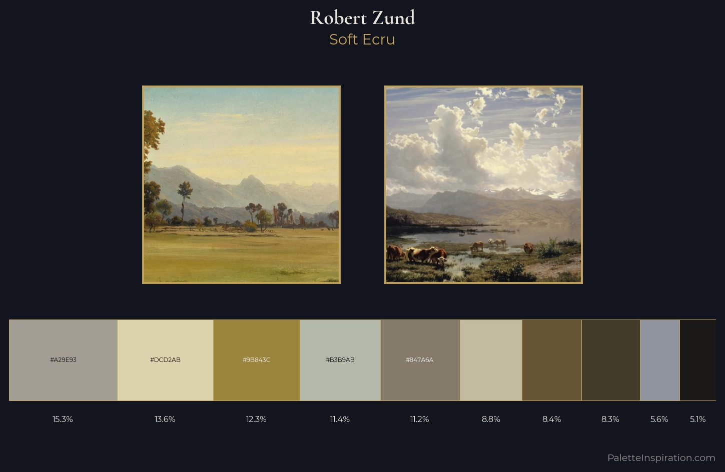 Robert Zund Palette 1 — Soft Ecru