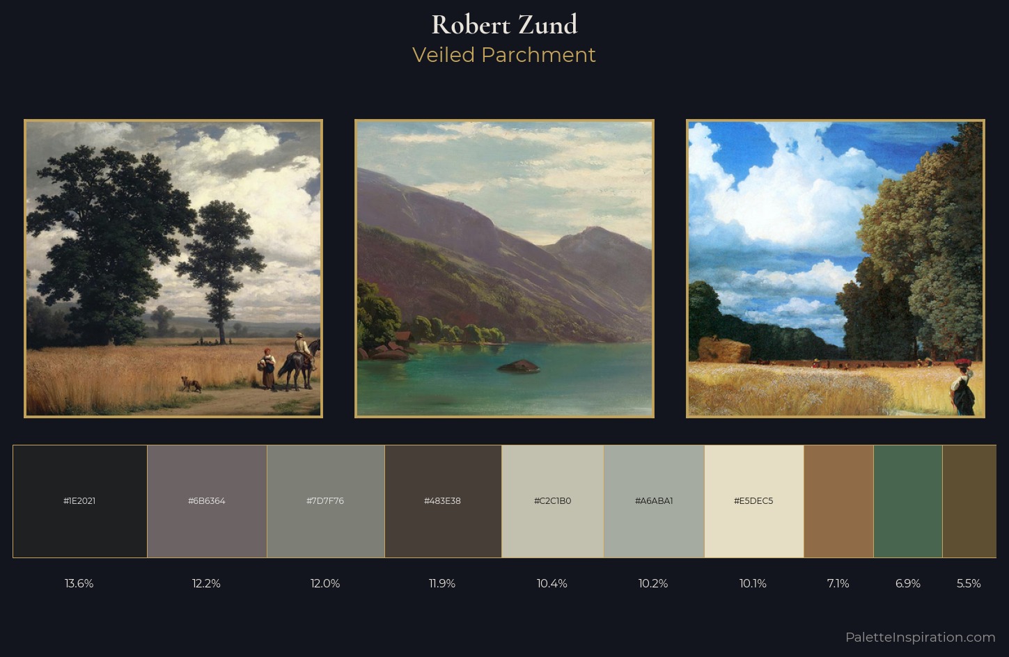 Robert Zund Palette 2 — Veiled Parchment