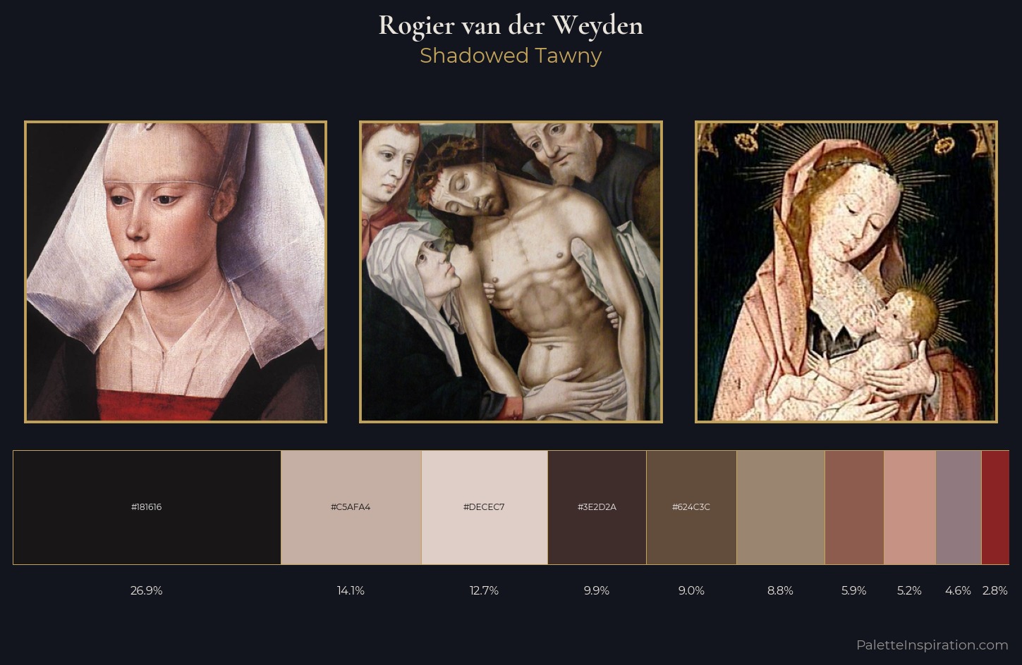 Rogier van der Weyden Palette 2 — Shadowed Tawny