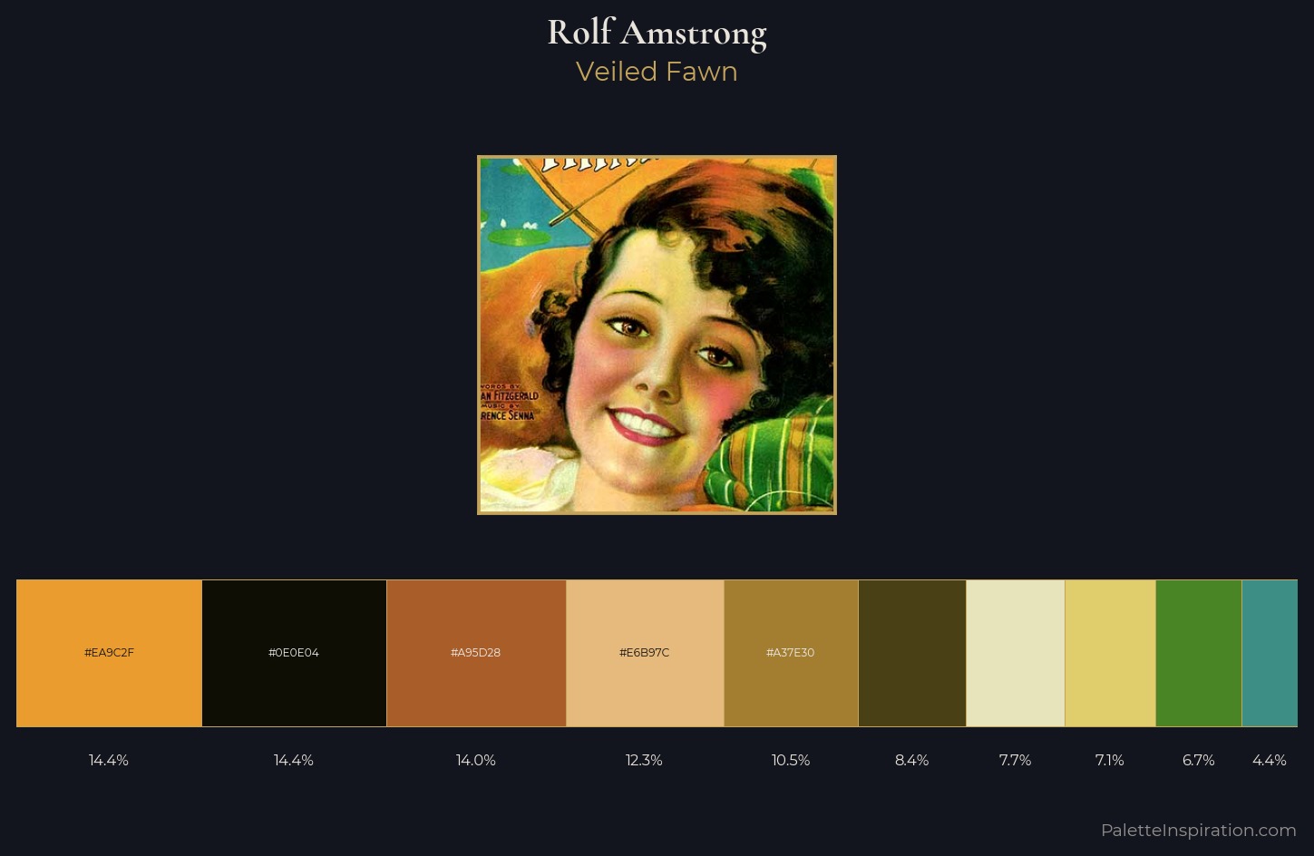 Rolf Amstrong Palette 1 — Veiled Fawn