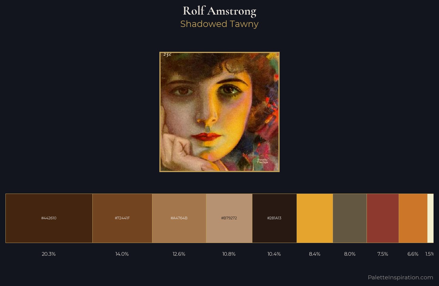 Rolf Amstrong Palette 3 — Shadowed Tawny