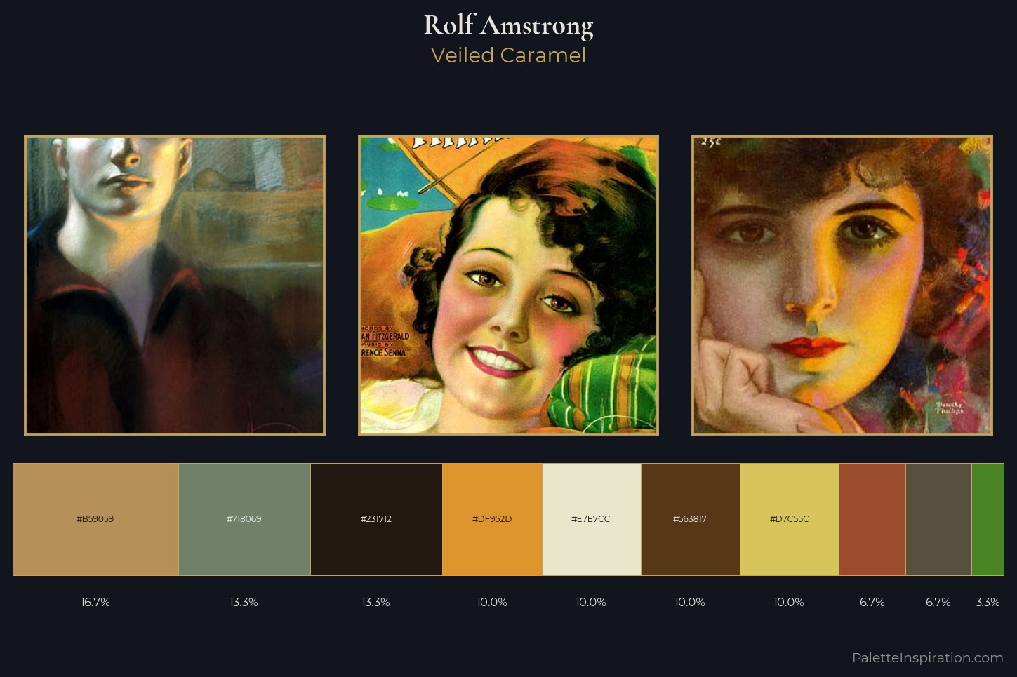Rolf Amstrong Master Palette — Veiled Caramel