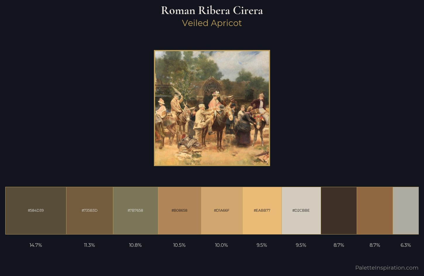 Roman Ribera Cirera Palette 1 — Veiled Apricot