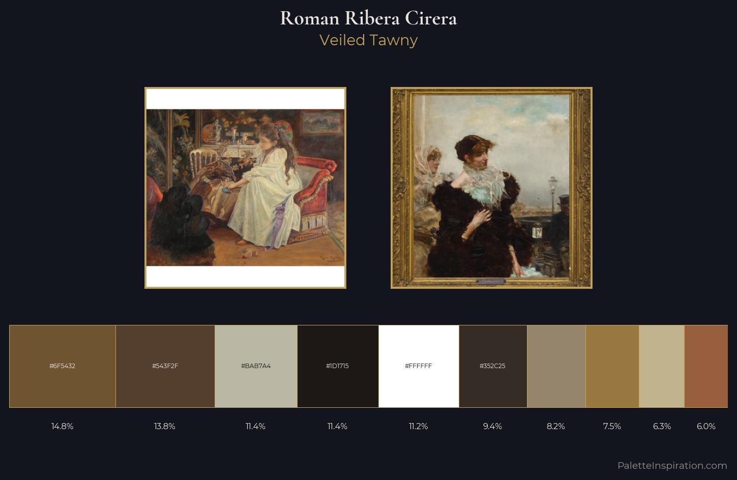Roman Ribera Cirera Palette 2 — Veiled Tawny
