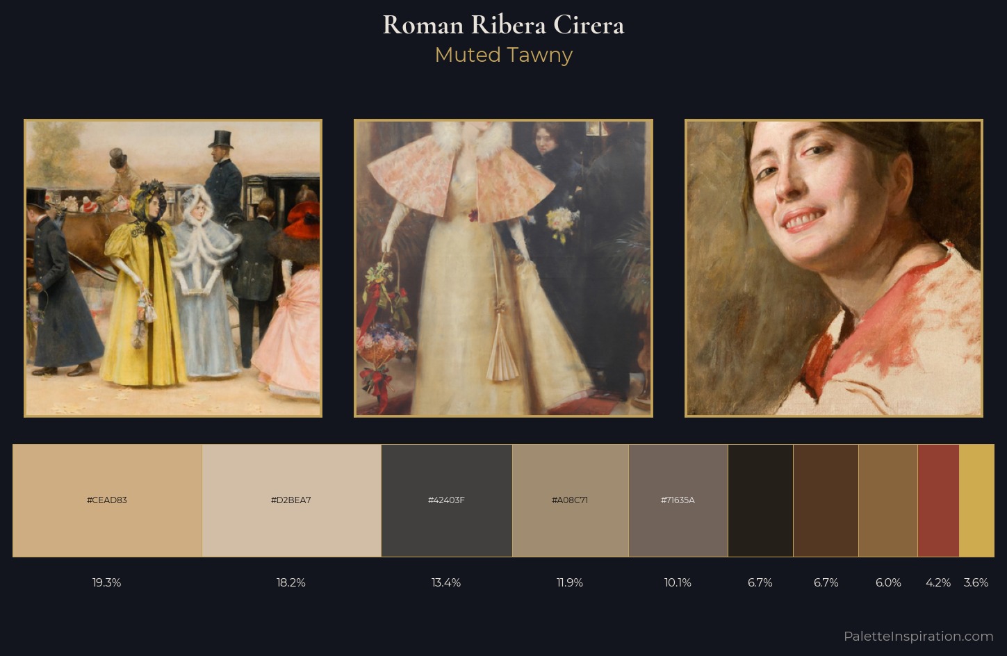 Roman Ribera Cirera Palette 3 — Muted Tawny