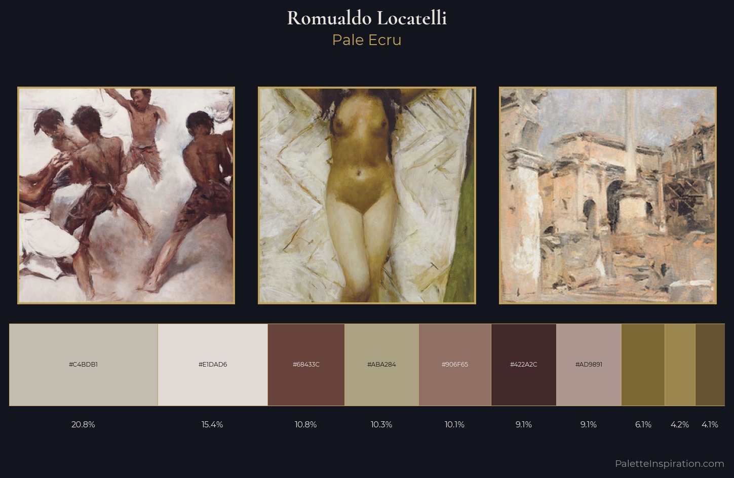 Romualdo Locatelli Palette 3 — Pale Ecru