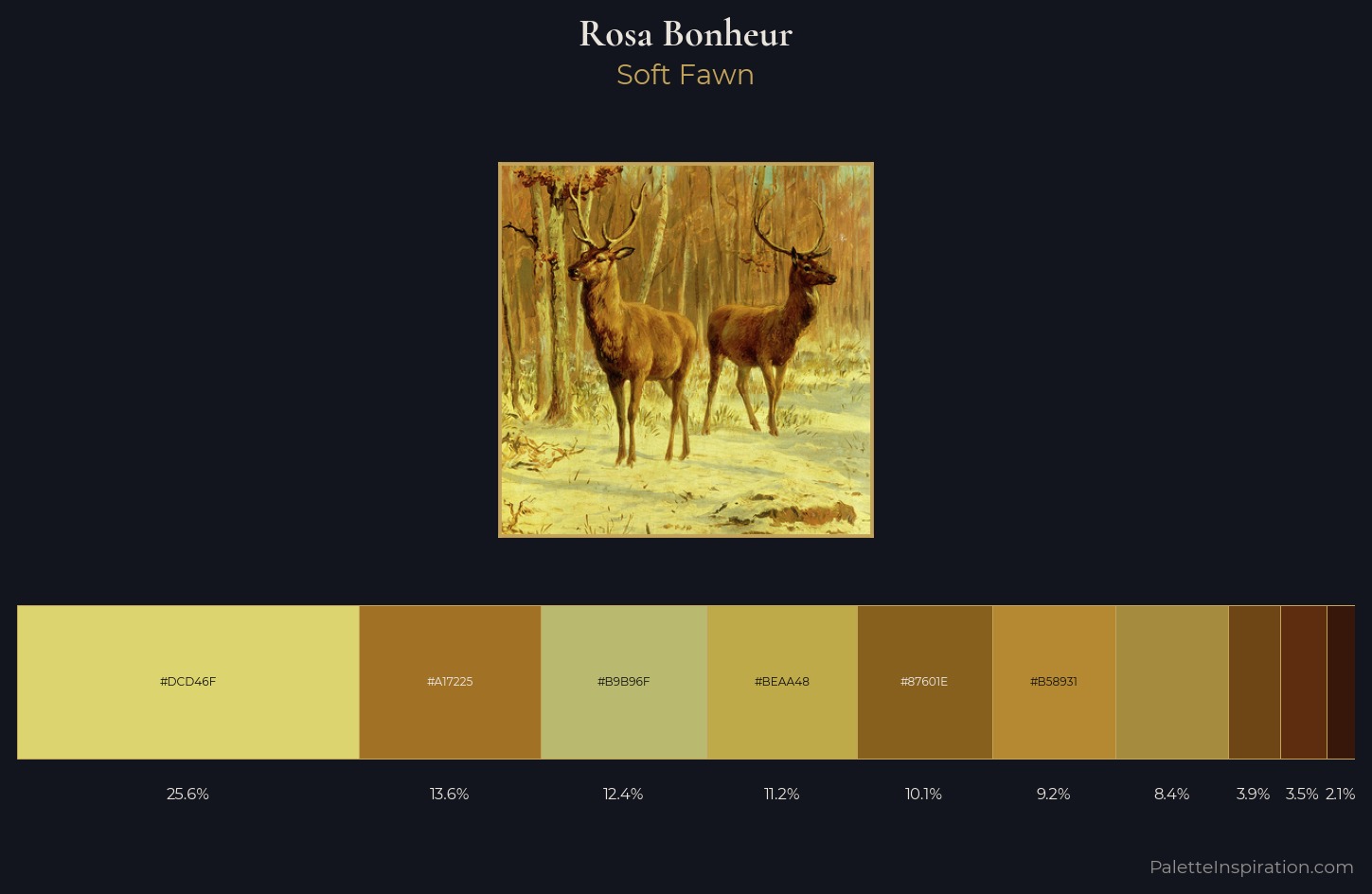 Rosa Bonheur Palette 3 — Soft Fawn