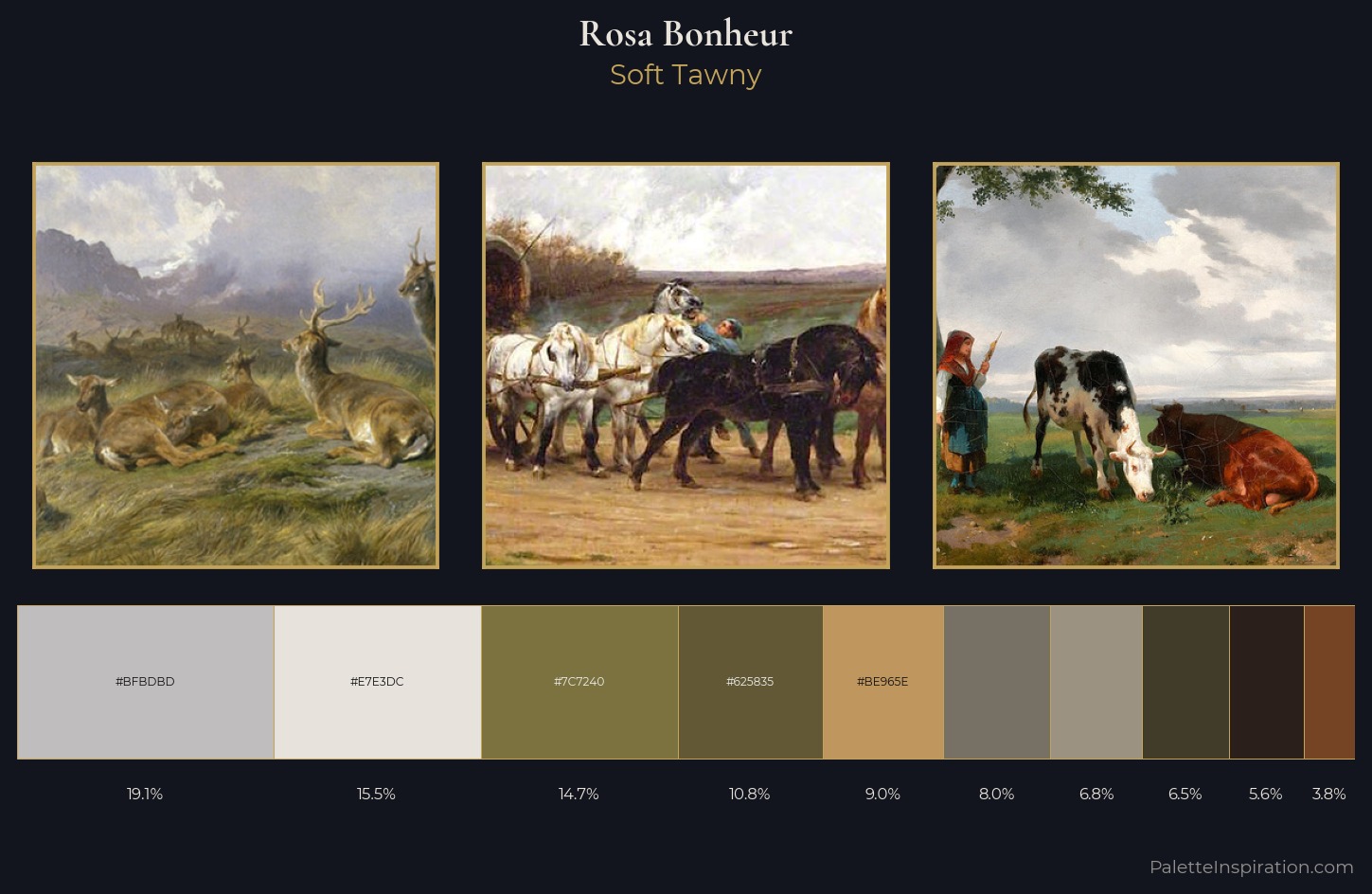 Rosa Bonheur Palette 4 — Soft Tawny