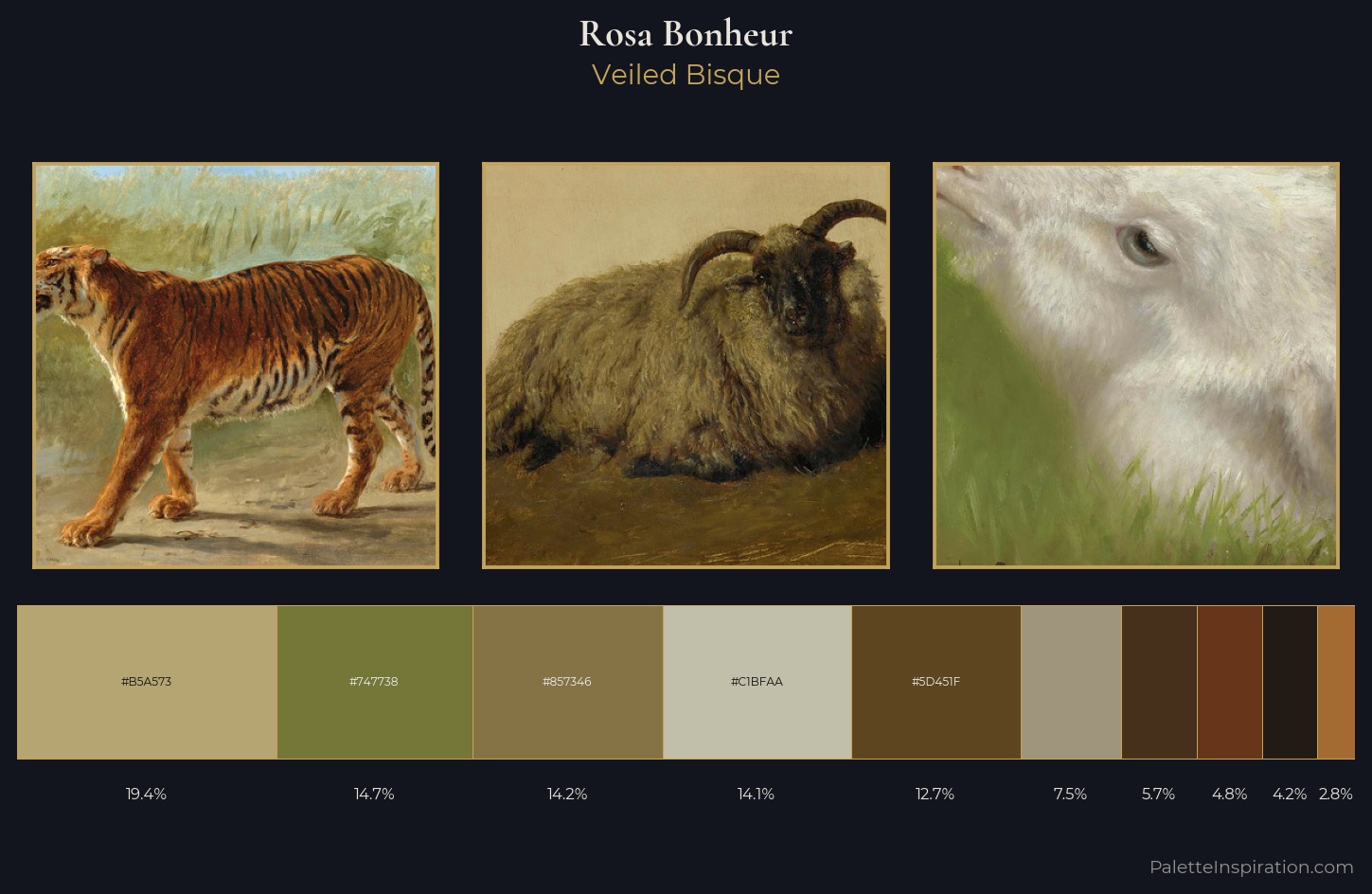 Rosa Bonheur Palette 7 — Veiled Bisque