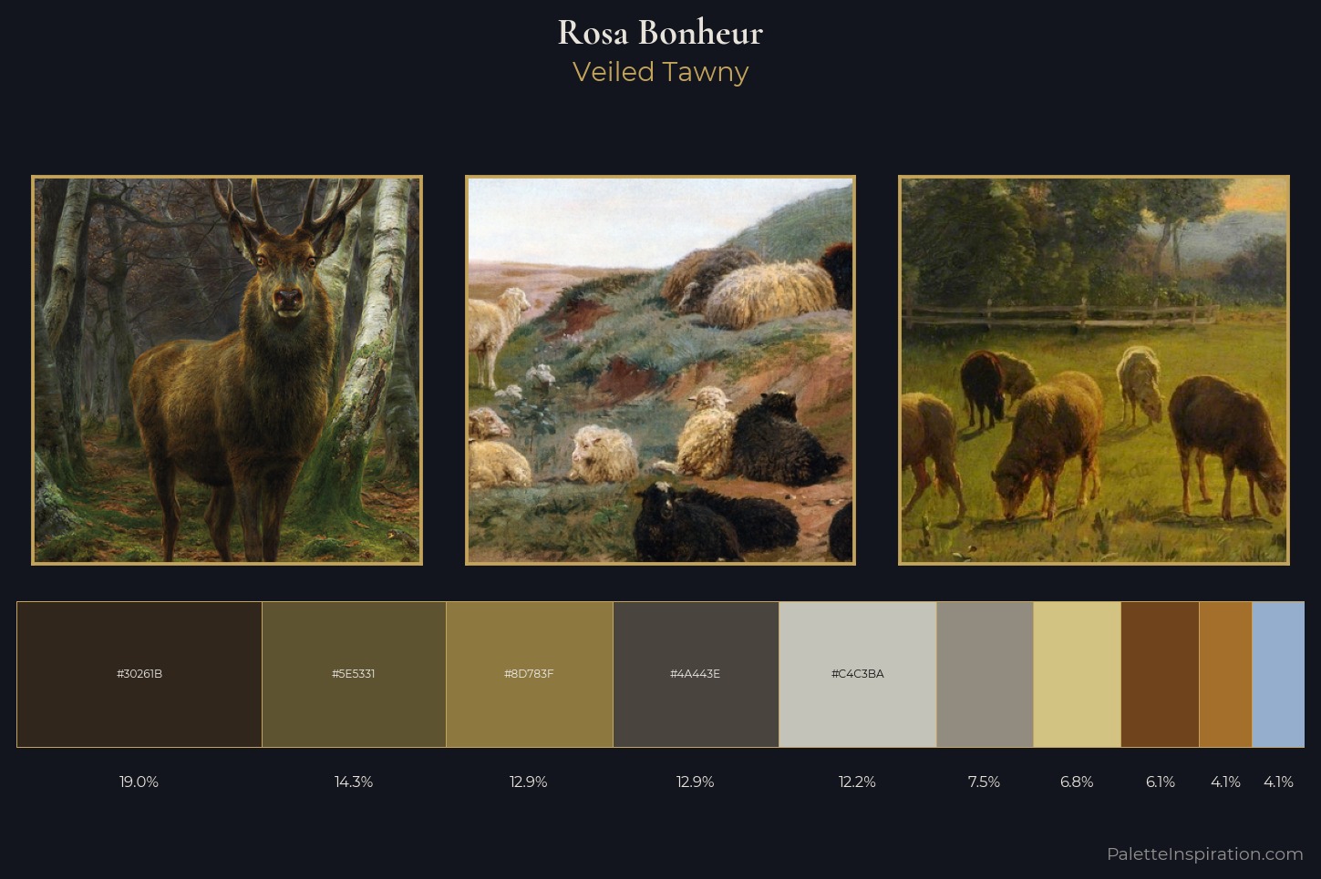 Rosa Bonheur Master Palette — Veiled Tawny