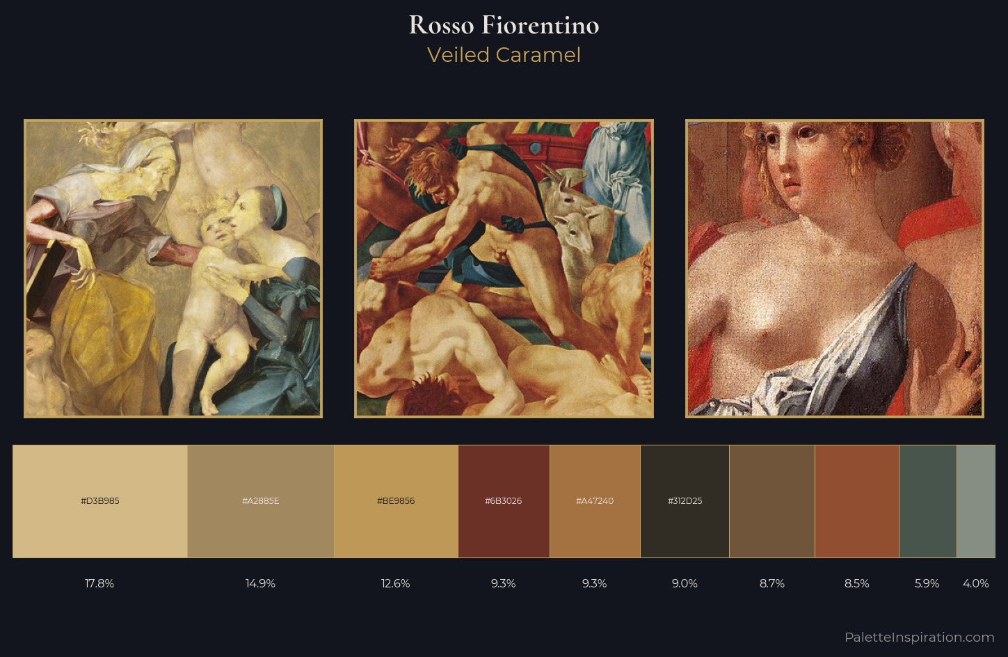 Rosso Fiorentino Palette 2 — Veiled Caramel