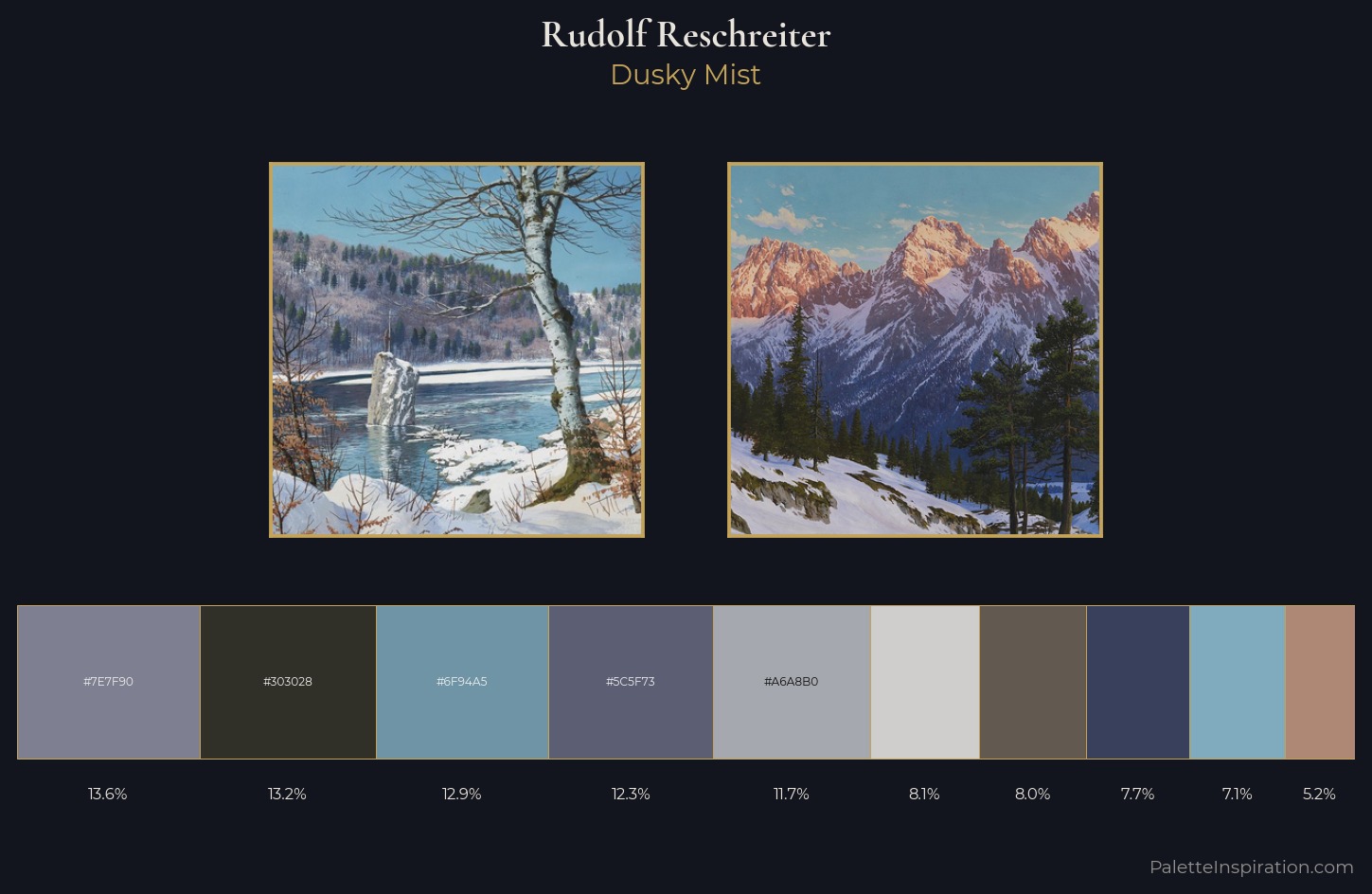 Rudolf Reschreiter Palette 2 — Dusky Mist