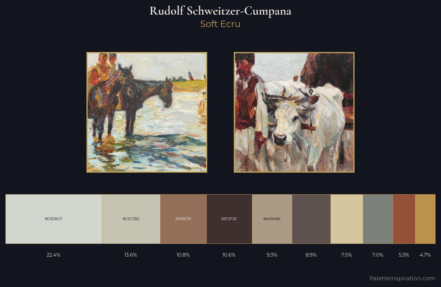 Rudolf Schweitzer-Cumpana Palette 1 — Soft Ecru