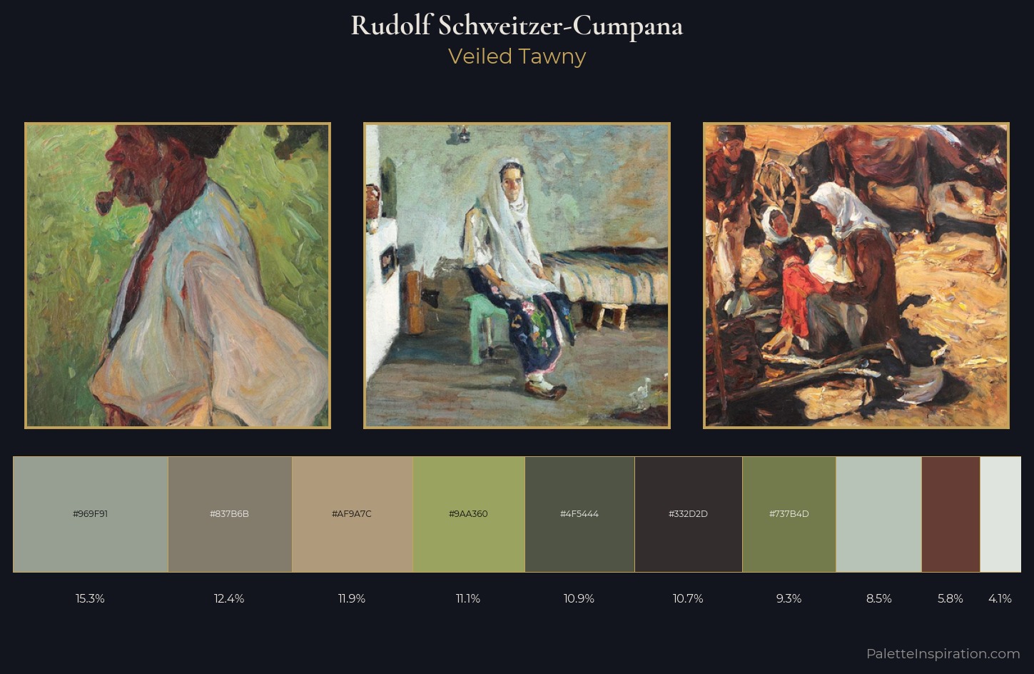 Rudolf Schweitzer-Cumpana Palette 2 — Veiled Tawny
