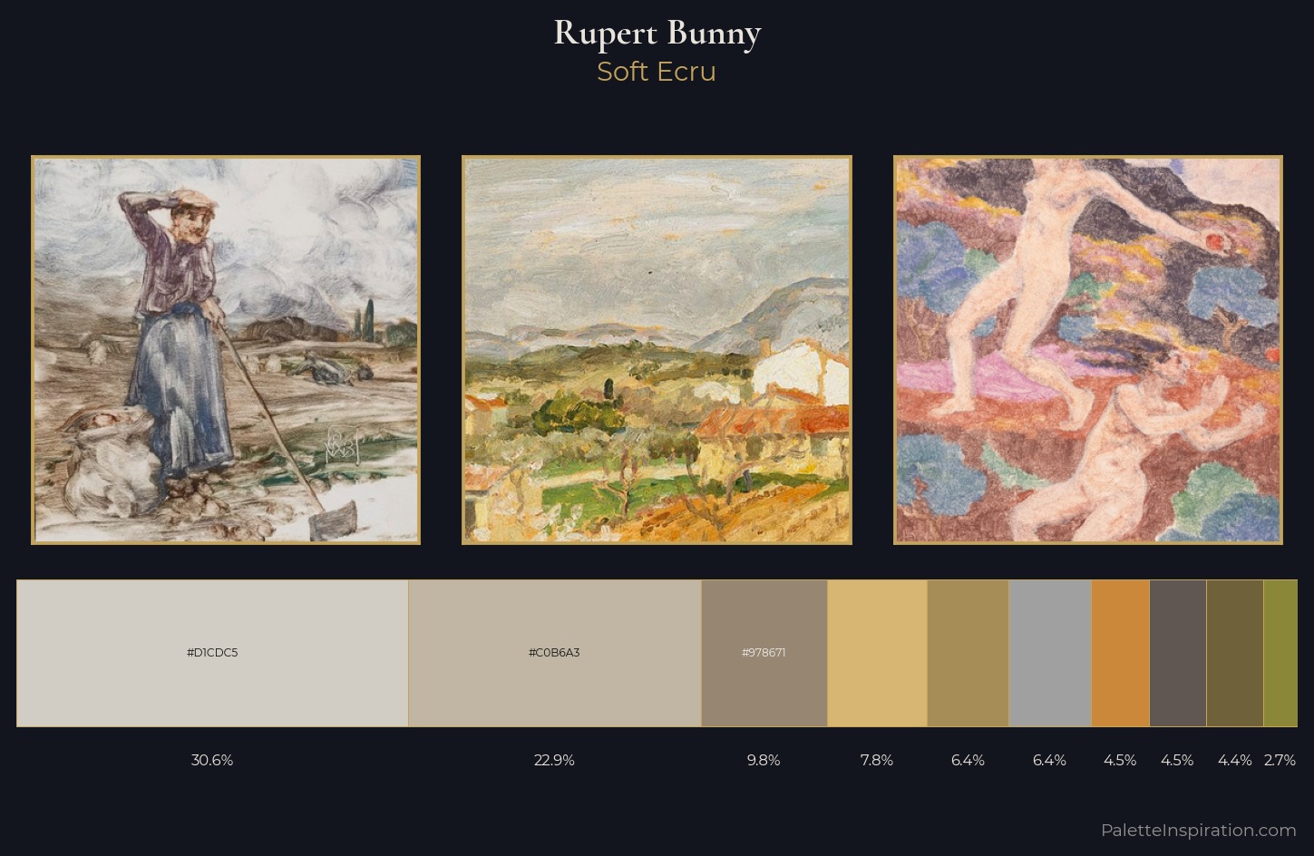 Rupert Bunny Palette 2 — Soft Ecru