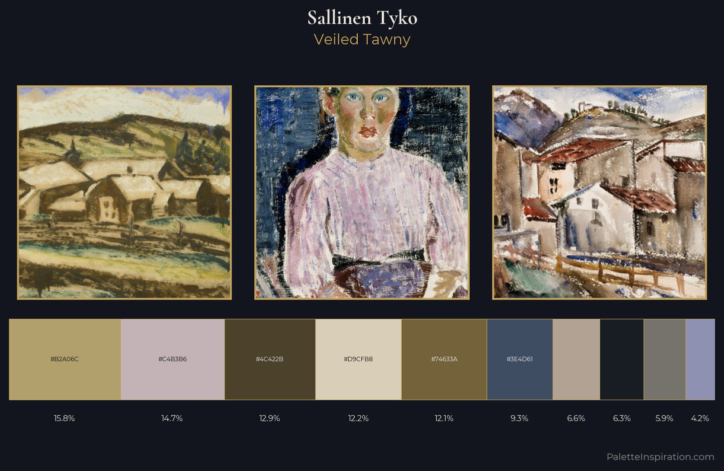 Sallinen Tyko Palette 2 — Veiled Tawny