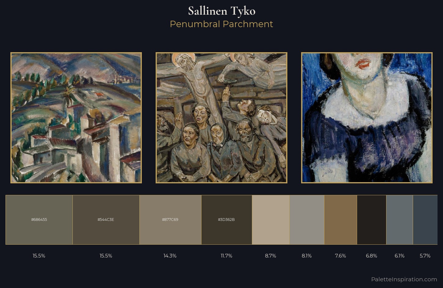 Sallinen Tyko Palette 4 — Penumbral Parchment