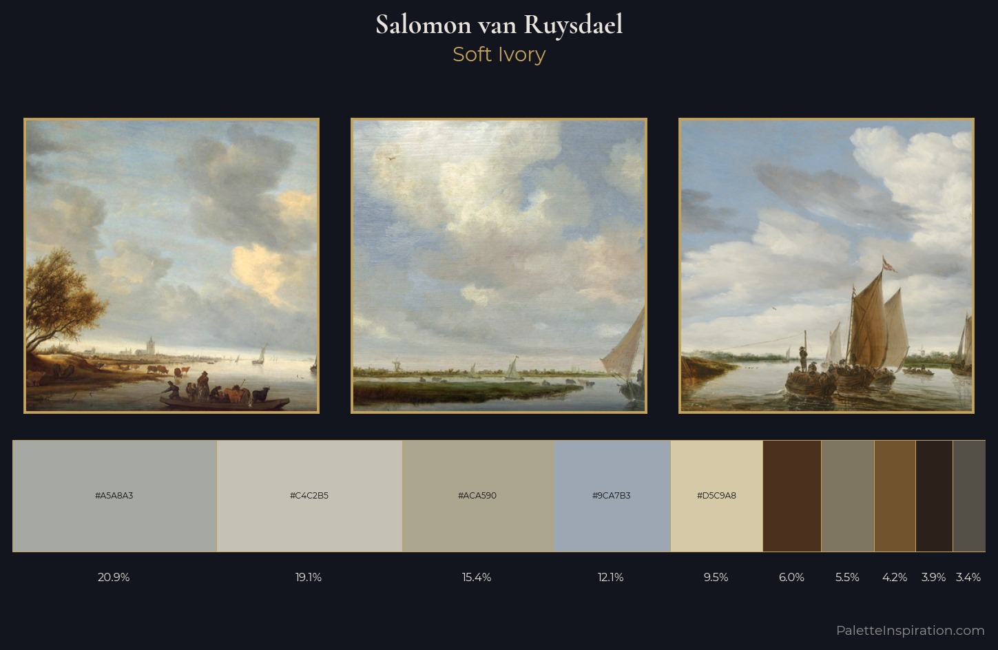 Salomon van Ruysdael Palette 5 — Soft Ivory